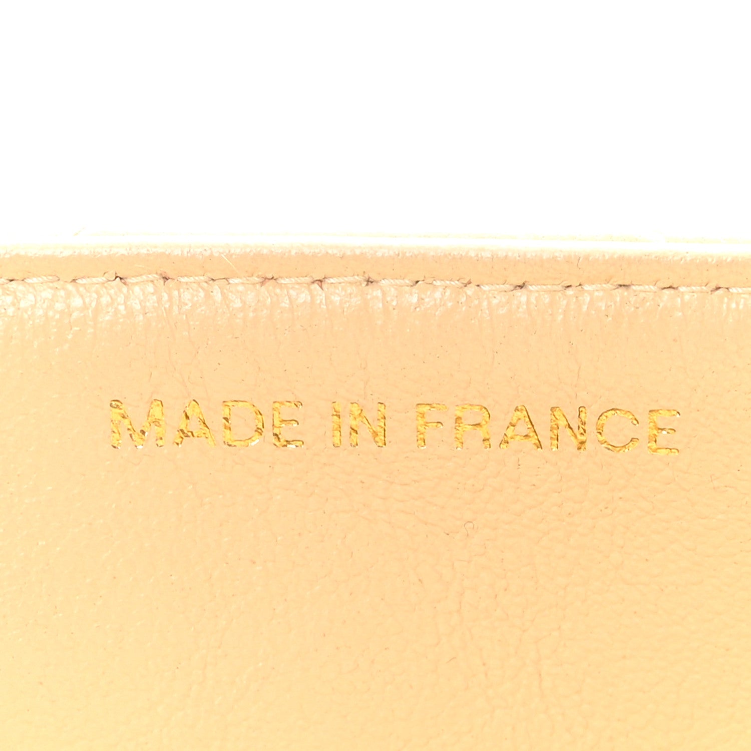 Chanel Lambskin Quilted Medium Single Flap Beige 7 of 12