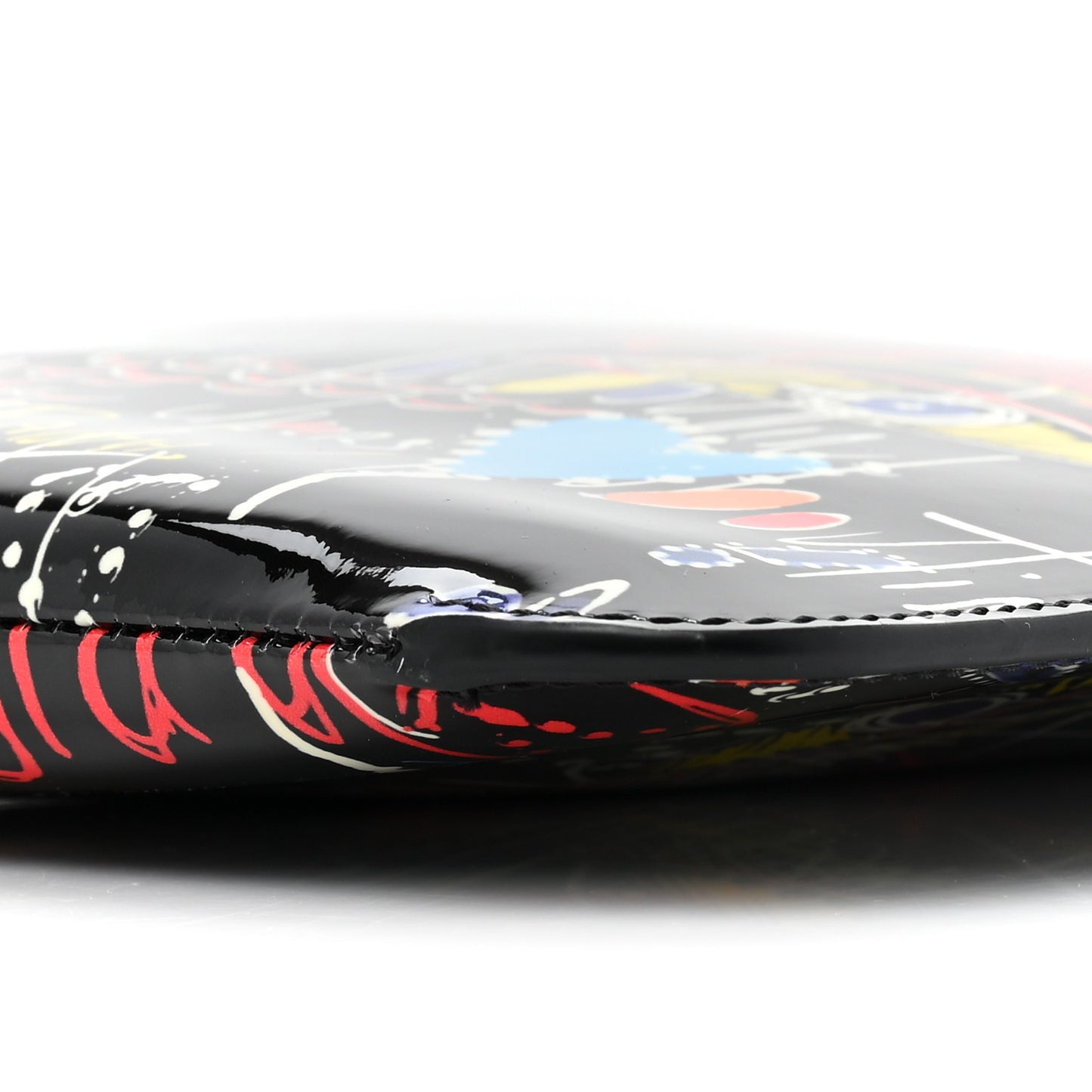 Patent Loubitag Loubiclutch Graffiti Clutch Black