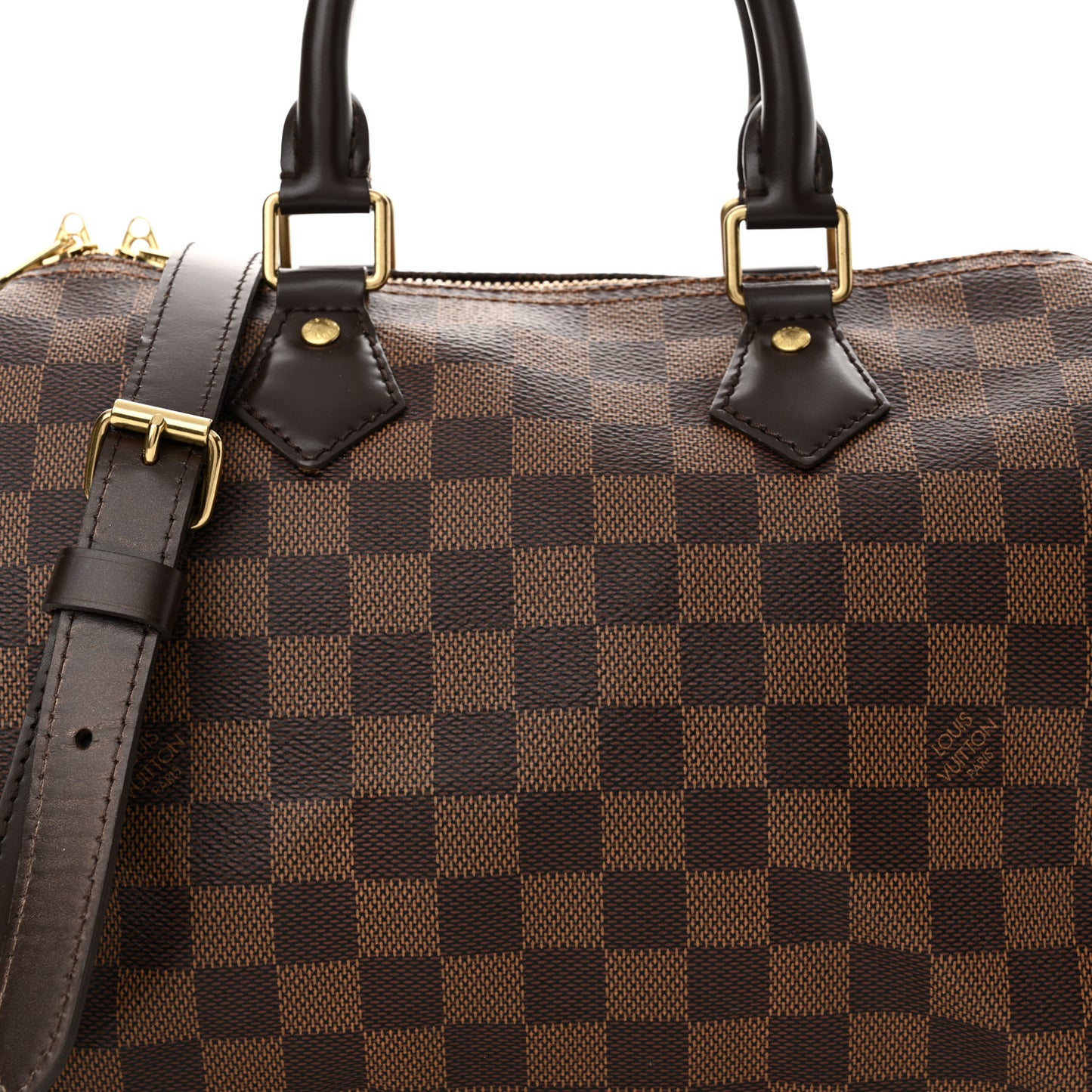 Damier Ebene Speedy Bandouliere 25