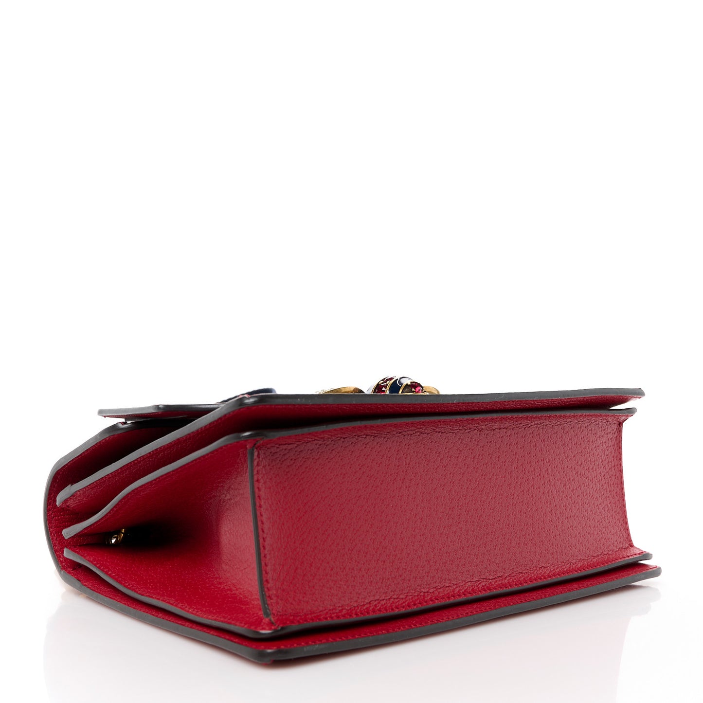 GG Supreme Monogram Small Queen Margaret Top Handle Bag Red