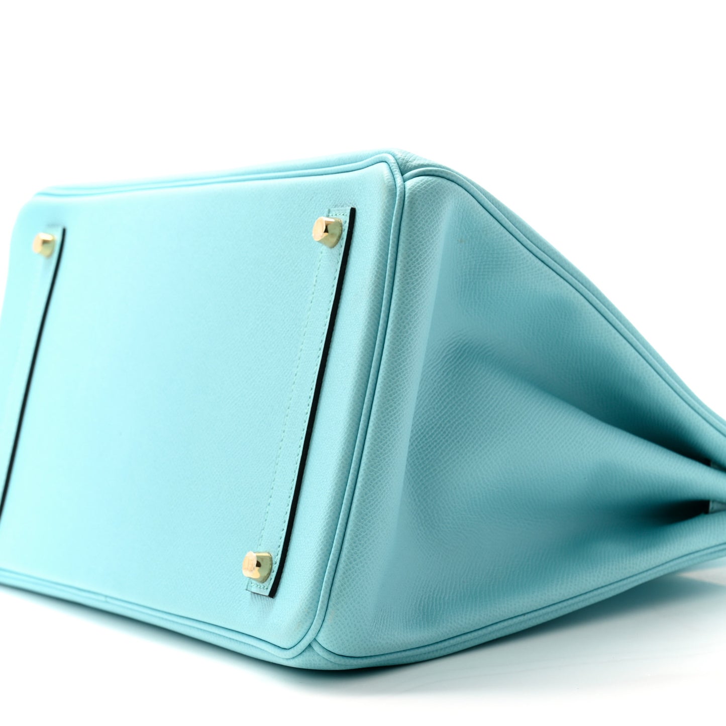 Epsom Birkin 35 Bleu Atoll