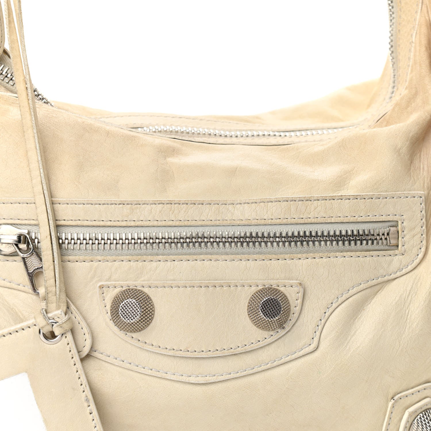Balenciaga Agneau Giant 21 Silver Hardware Hobo White 8 of 17