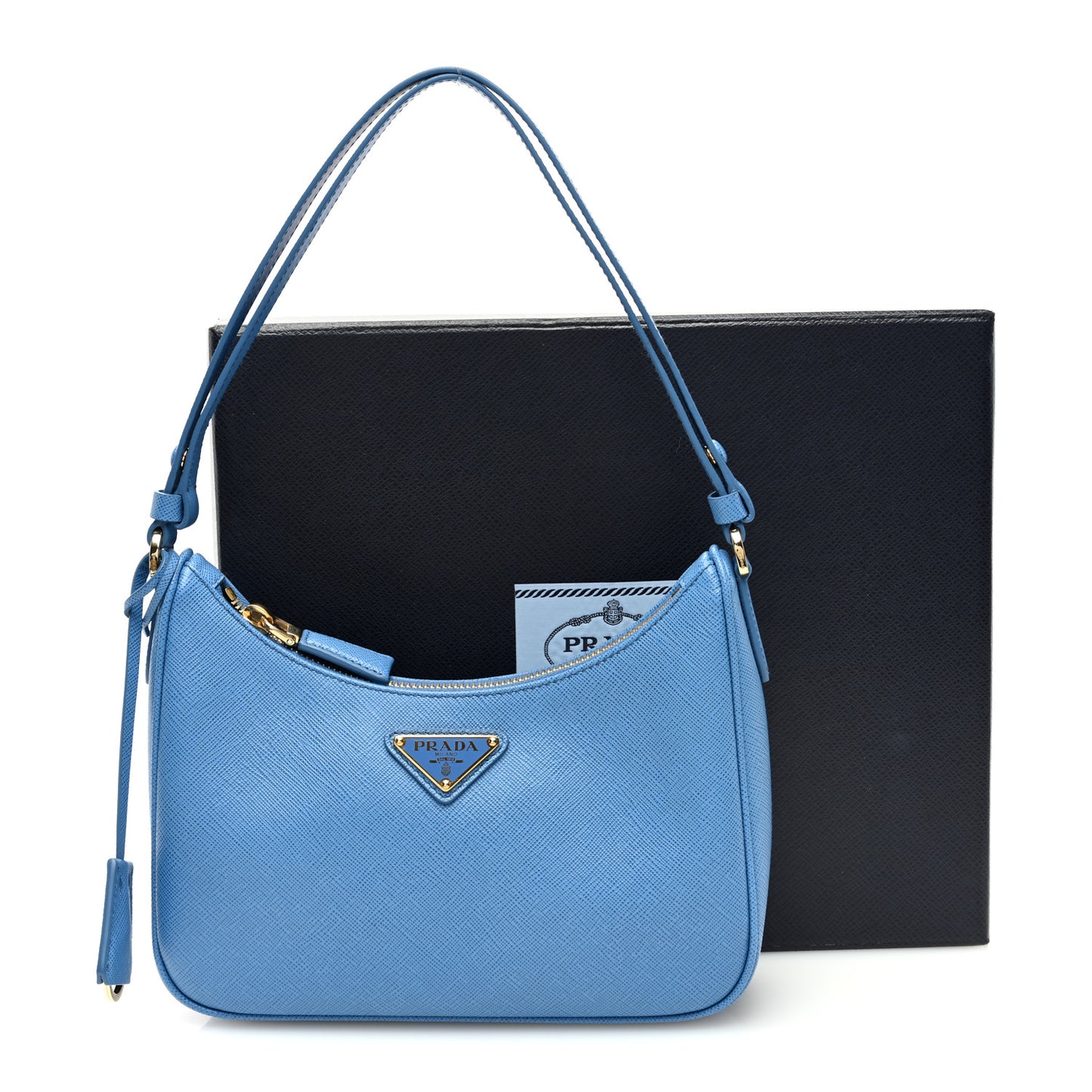 Saffiano Lux Mini Re-Edition Shoulder Bag Onda