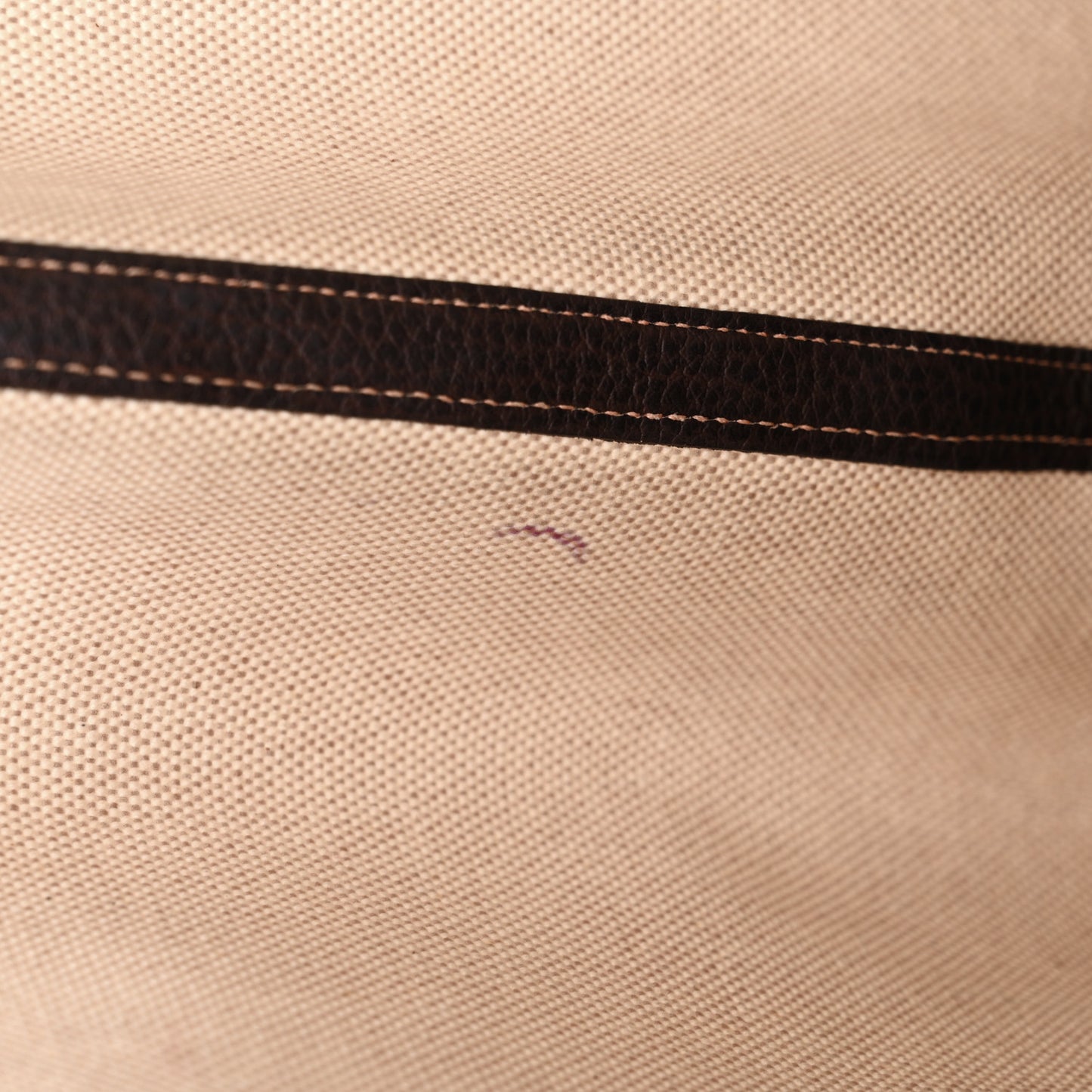 Toile Buffle Gala Garden Party Tote 36 MM Marron Fonce