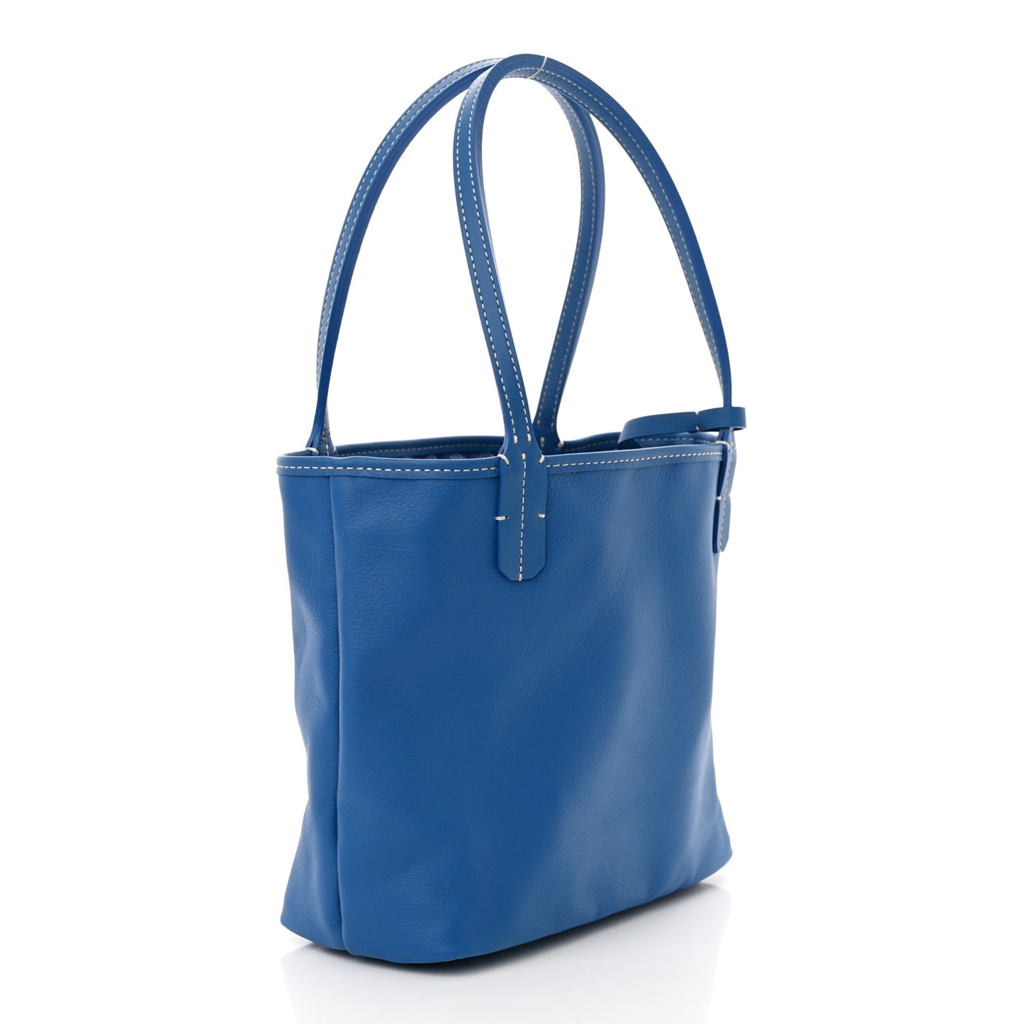 Goyardine Reversible Mini Anjou Sky Blue