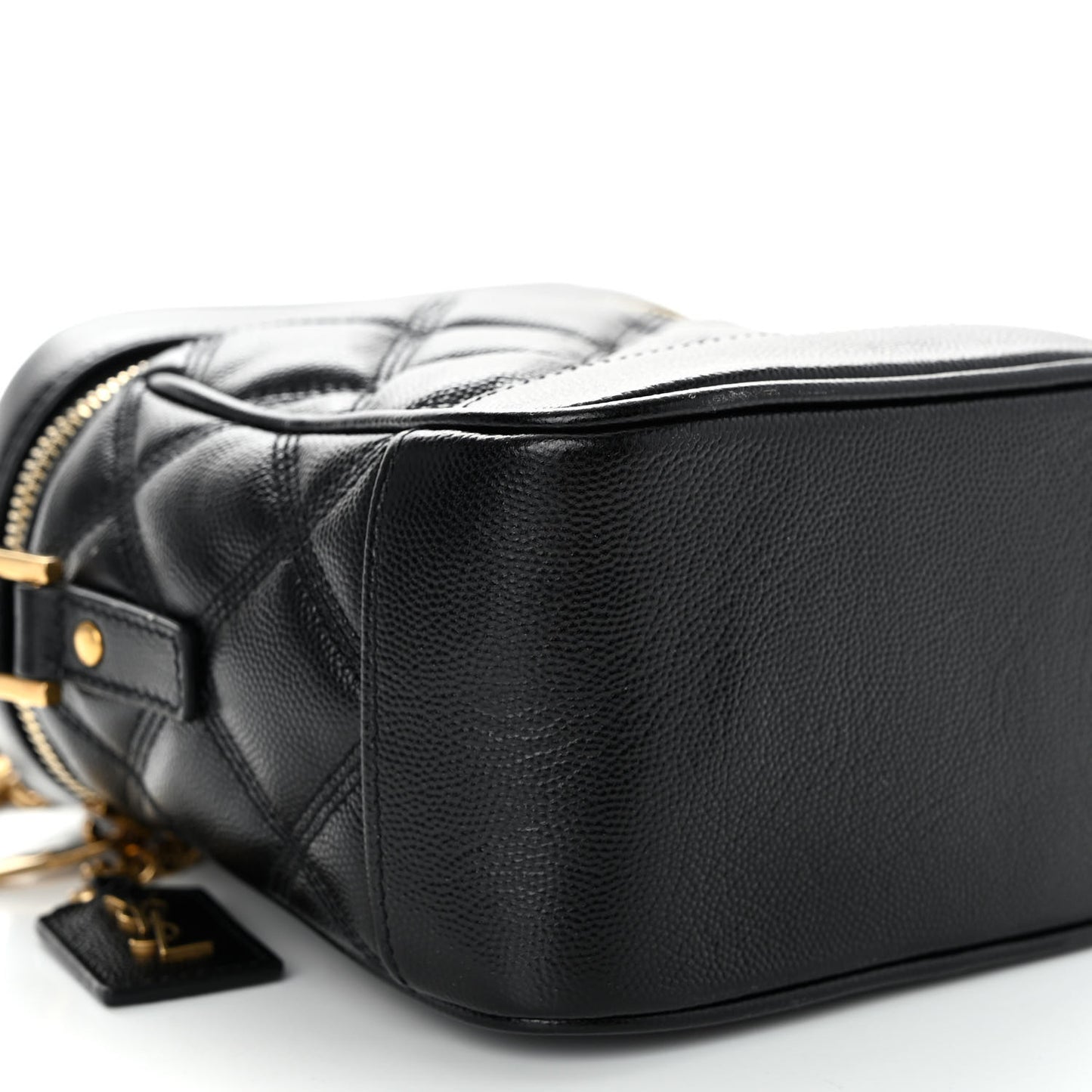 Grain de Poudre Quilted 80's Vanity Bag Black