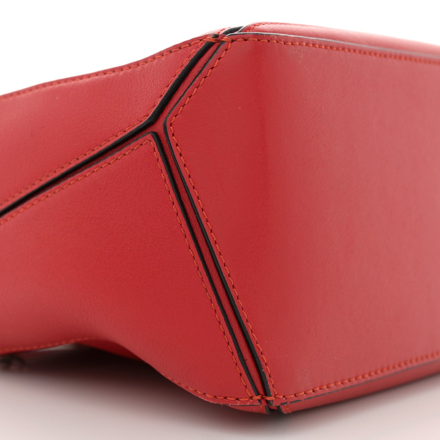 Calfskin Small Puzzle Bag Scarlet