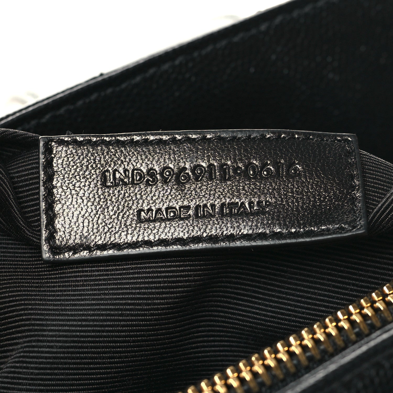 Saint Laurent Grain De Poudre Matelasse Chevron Monogram Shopping Bag Black 8 of 11