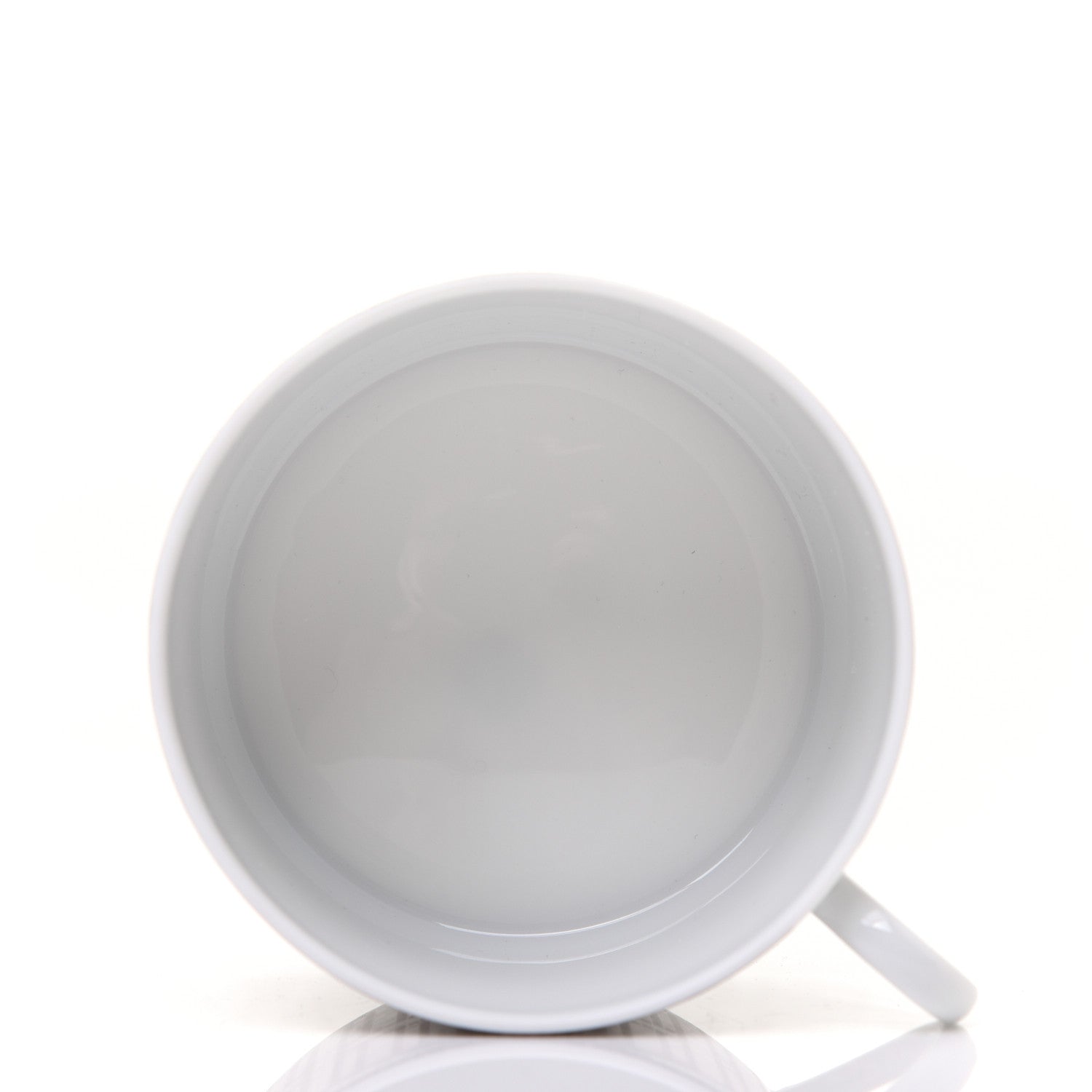 Hermes Porcelain Mosaique Au 24 Platine Tea Cup And Saucer Set Of 2 Platinum 5 of 8