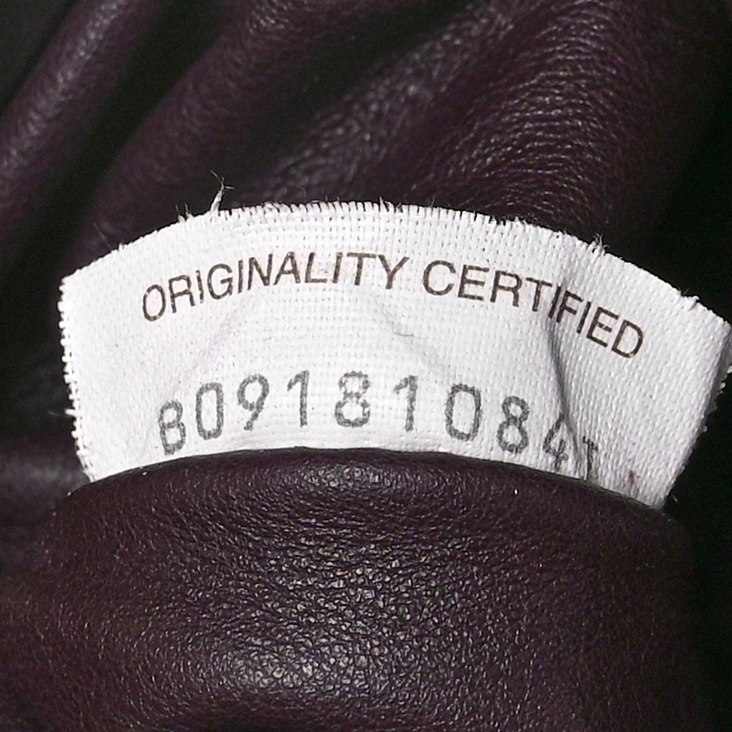 Calfskin The Pouch Chain Grape