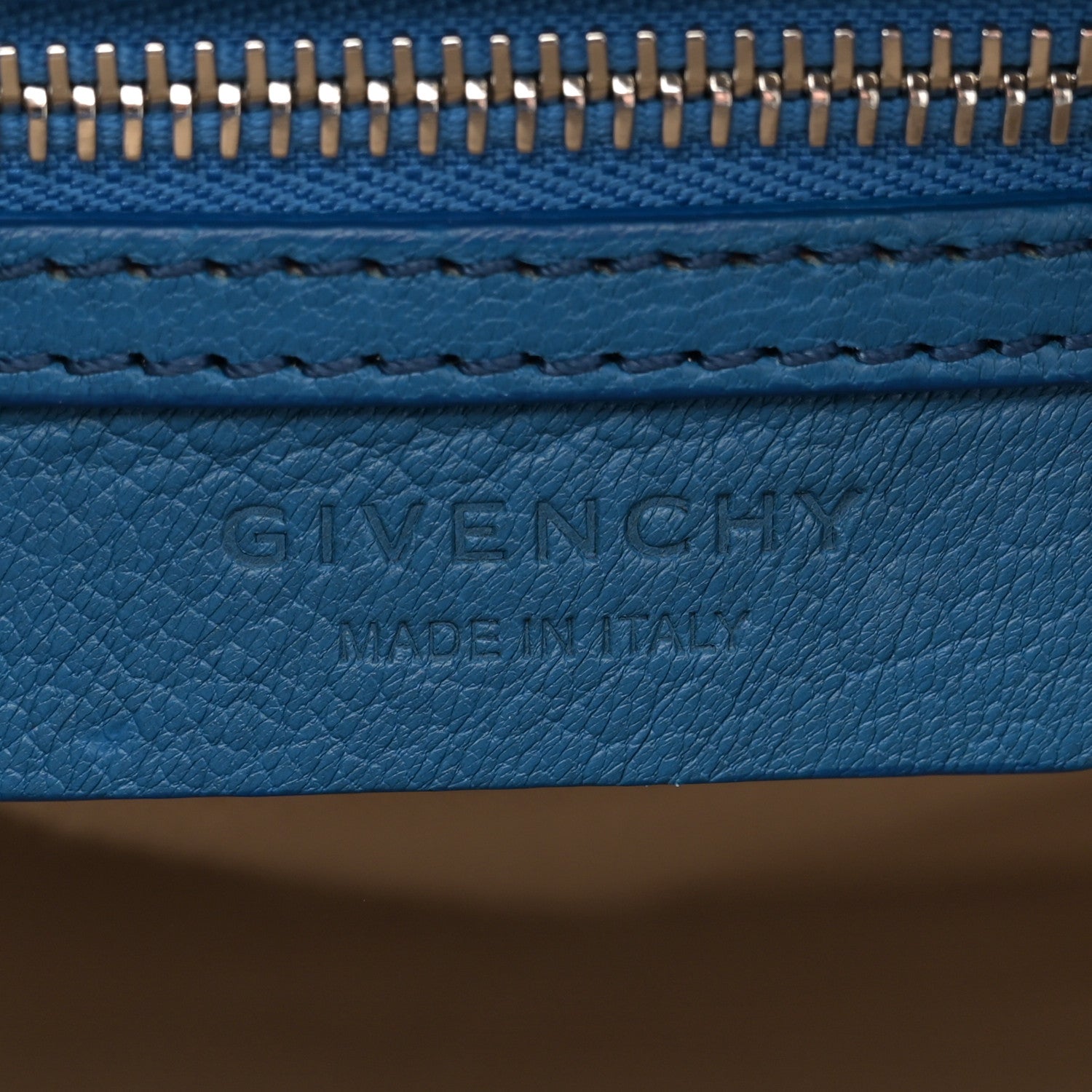 Givenchy Sugar Goatskin Mini Antigona Indigo Blue 6 of 11