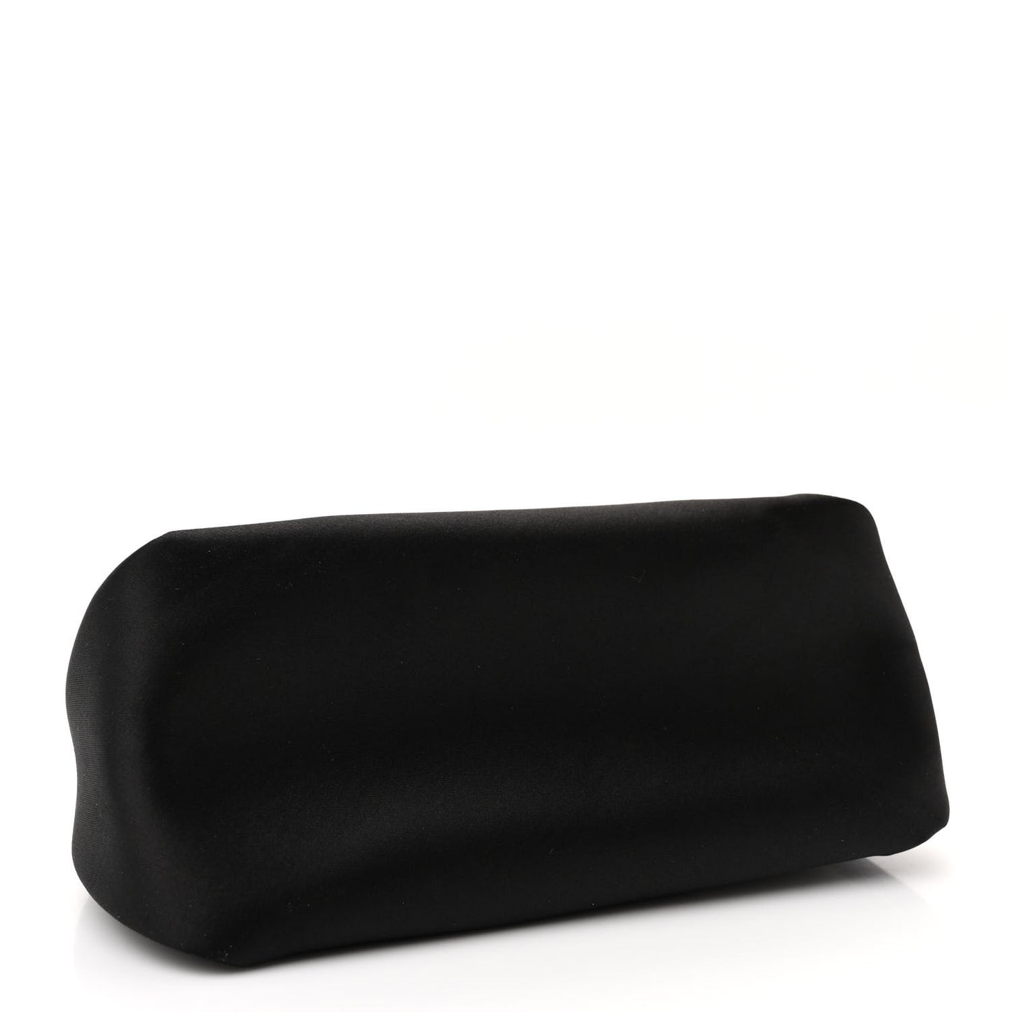 Satin Crystal Logo Micro Marquess Bag Black