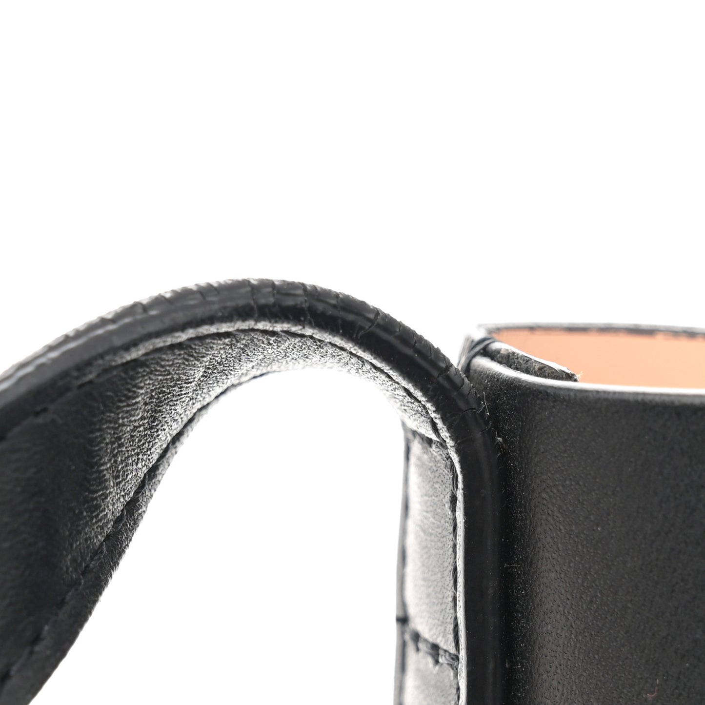 Calfskin Mini Bucket Bag Black Ballerina
