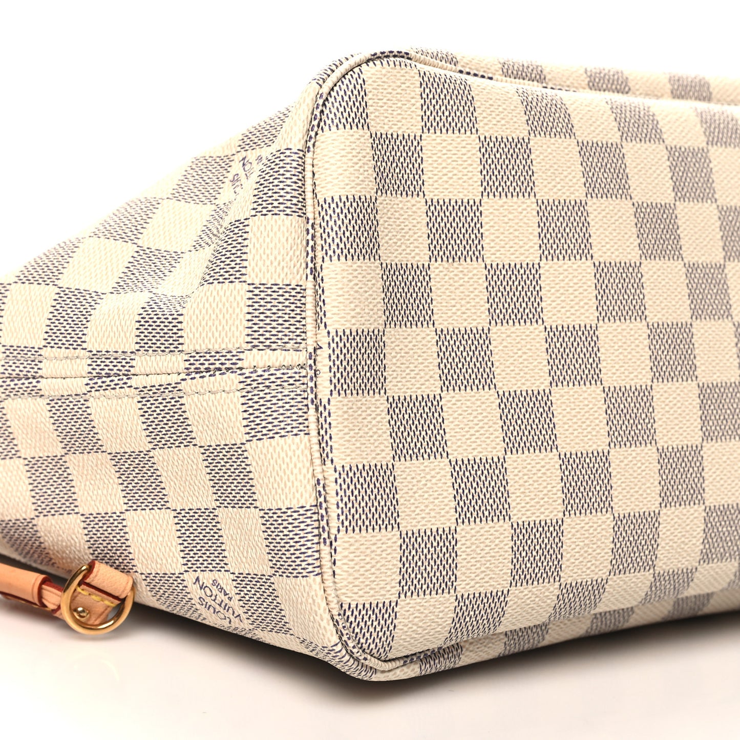 Damier Azur Neo Neverfull MM Rose Ballerine