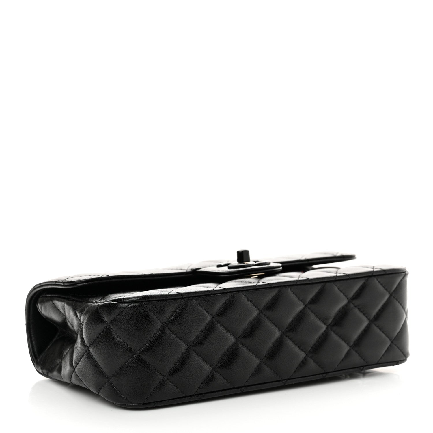 Chanel Lambskin Quilted Coco Pop Top Handle Flap Black 4 of 11