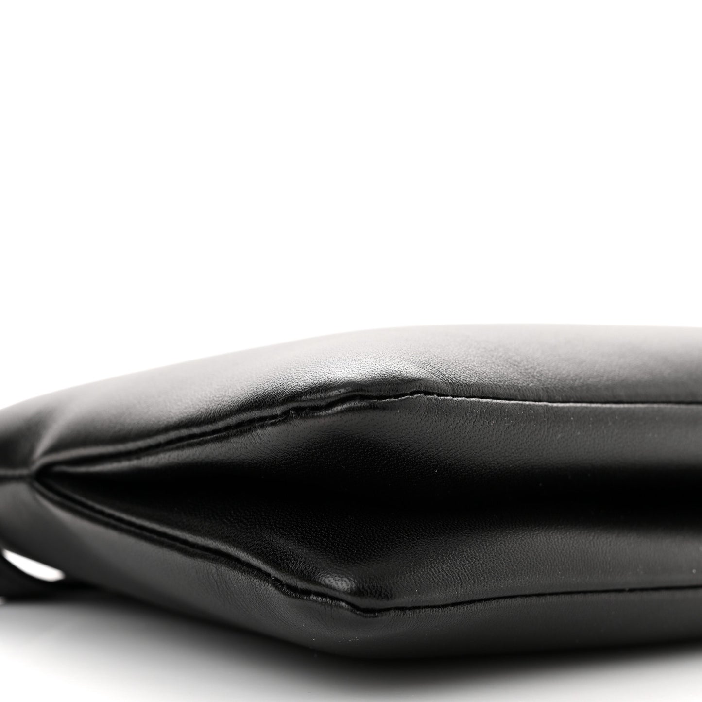 Supple Lambskin Small Faye Soft Zippered Shoulder Bag Black