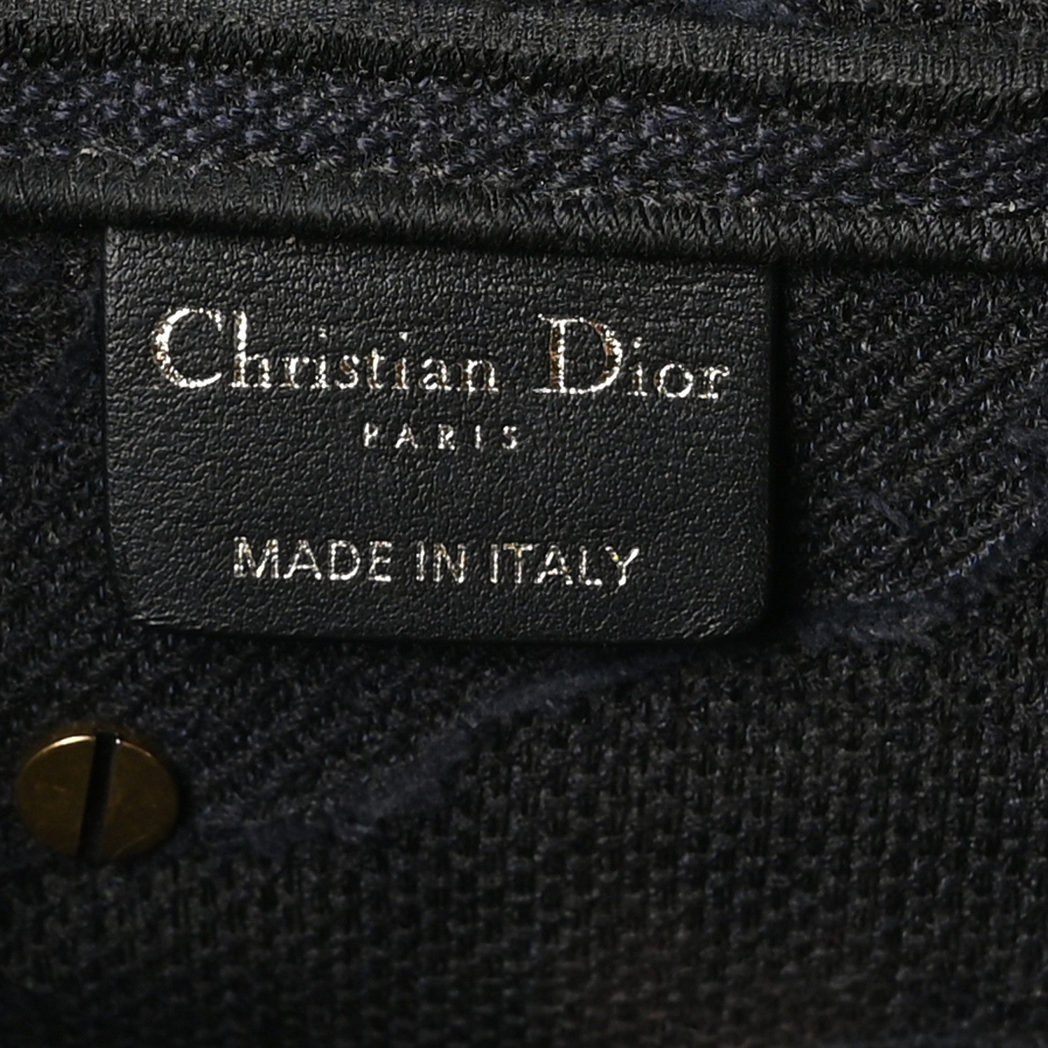 Christian Dior Canvas Embroidered Camouflage Saddle Bag Blue 6 of 10