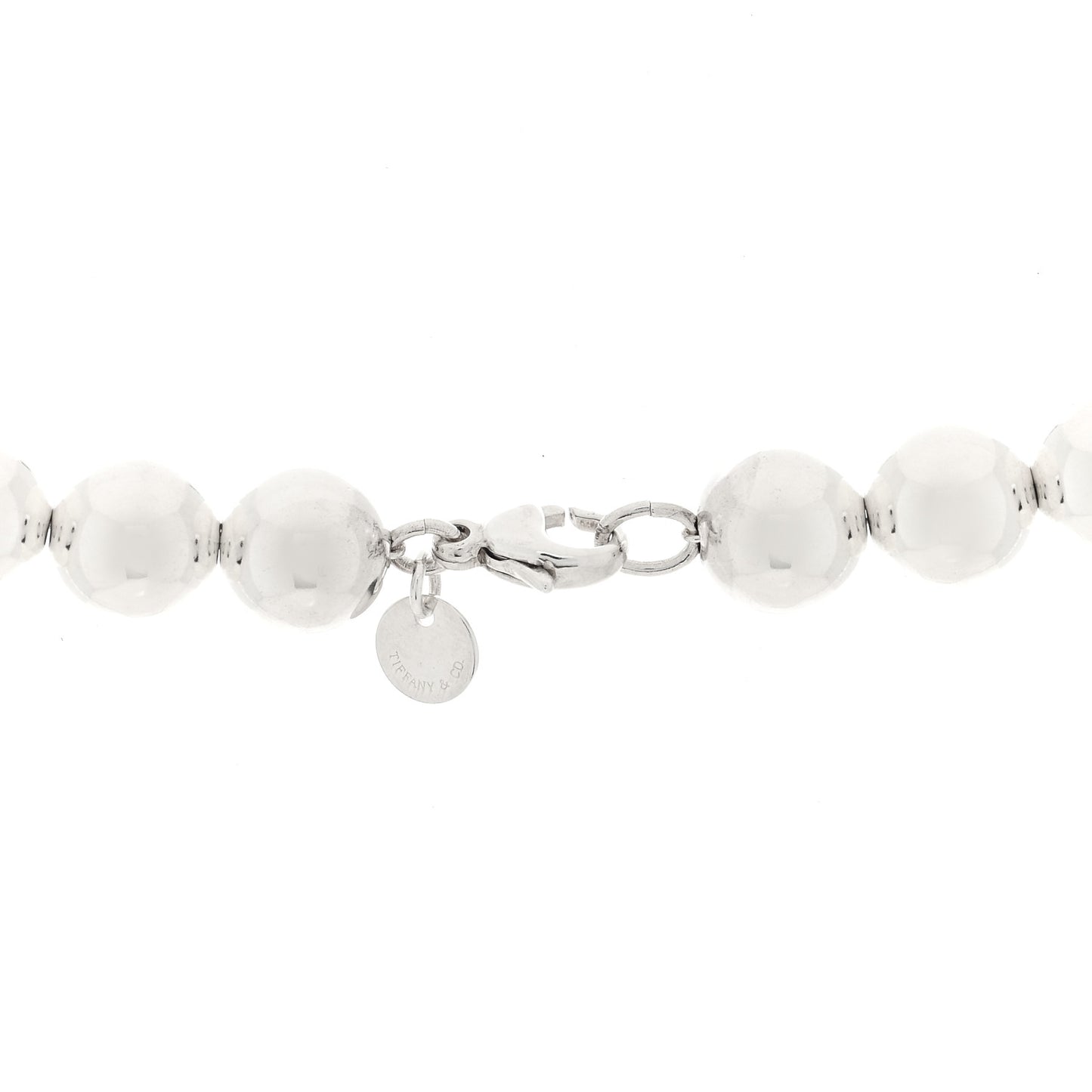 Sterling Silver 10mm Hardwear Ball Necklace 31"