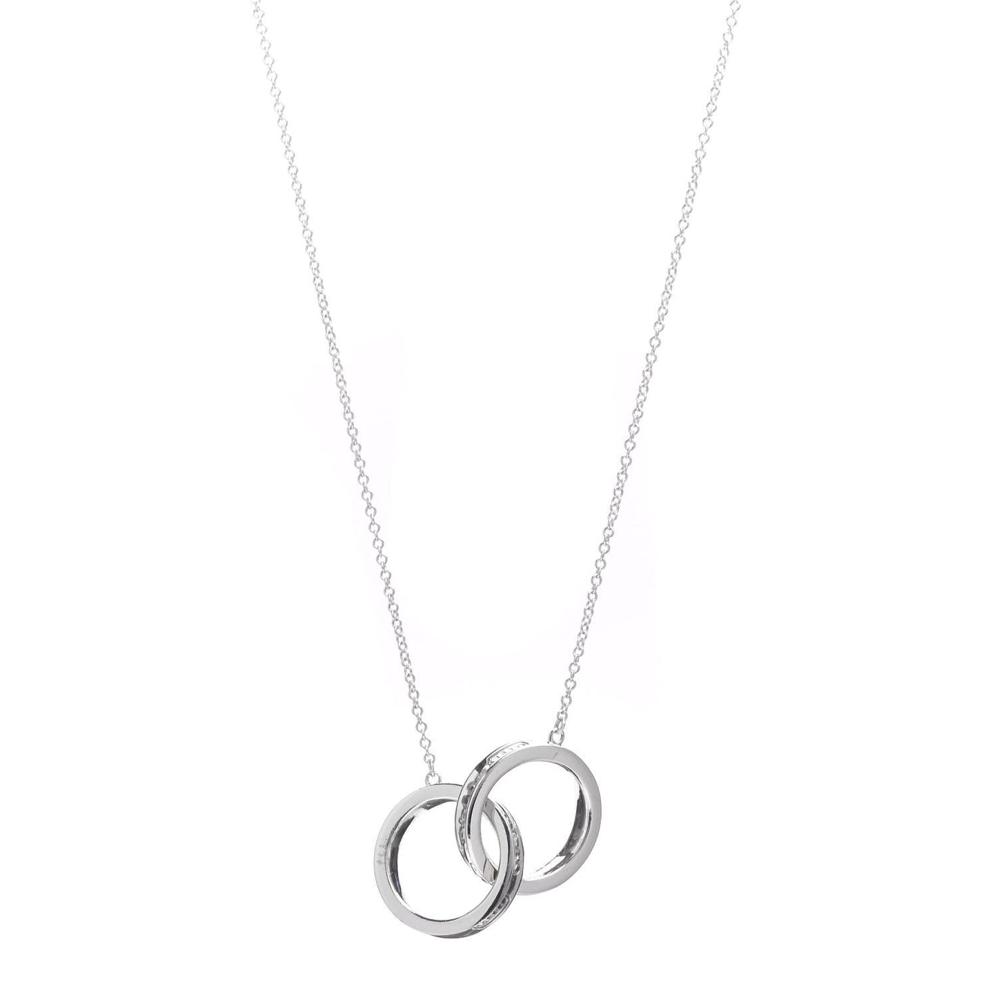 Sterling Silver 1837 Interlocking Circles Pendant Necklace