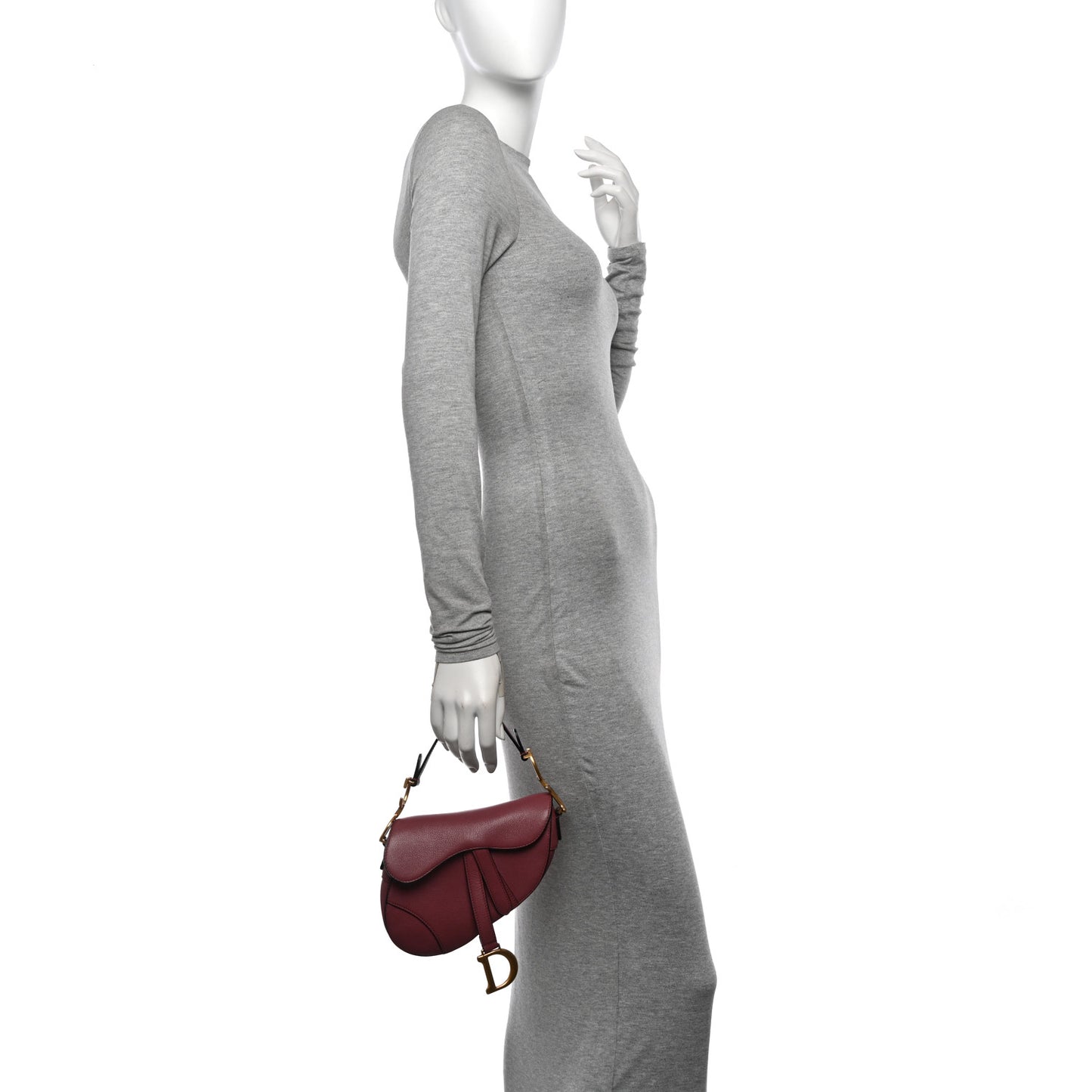 Goatskin Mini Saddle Bag Mallow Rose