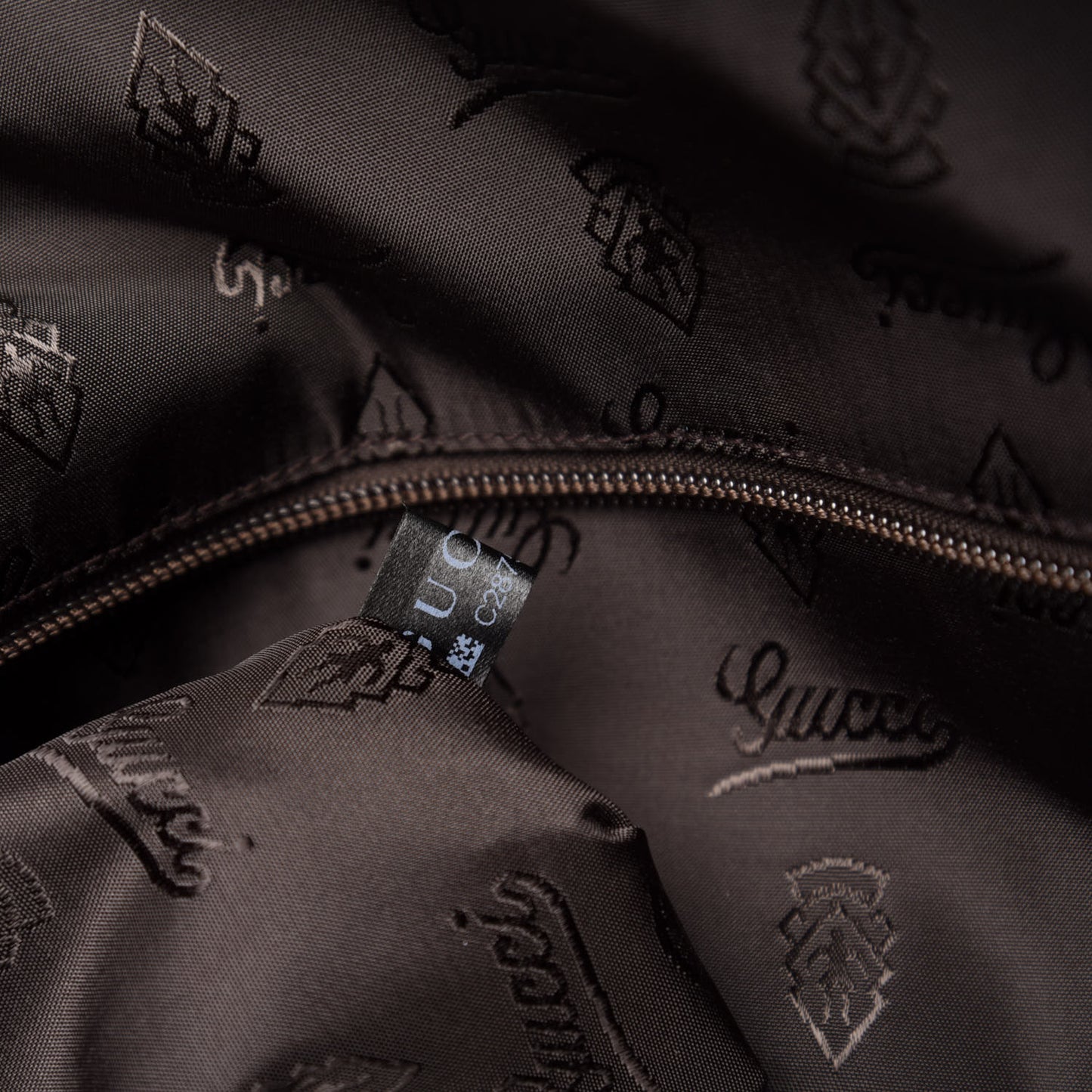 Guccissima Medium Joy Tote Bag Dark Brown
