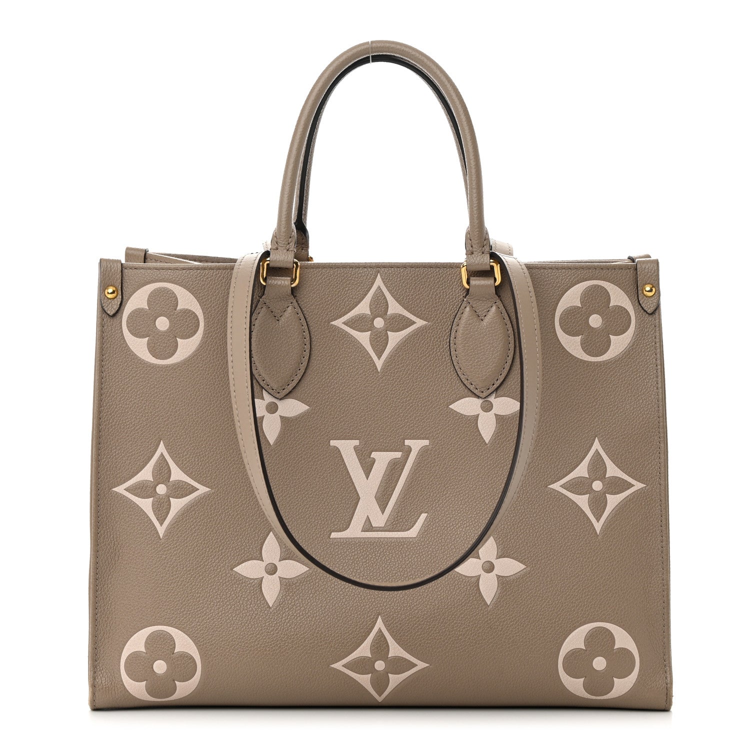 Louis Vuitton Empreinte Monogram Giant Onthego MM Tourterelle Creme 1 of 18