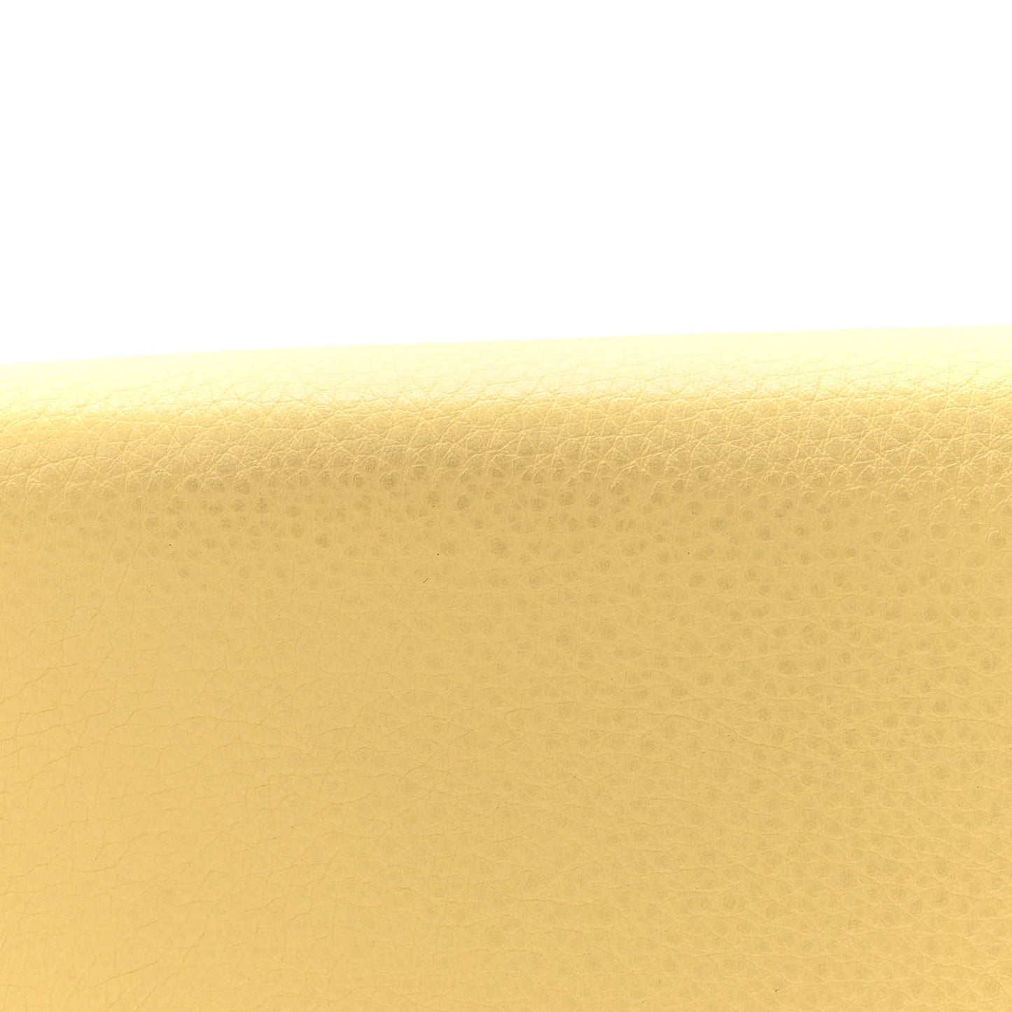 Grained Calfskin L19 Extra Pocket Pouch Yellow
