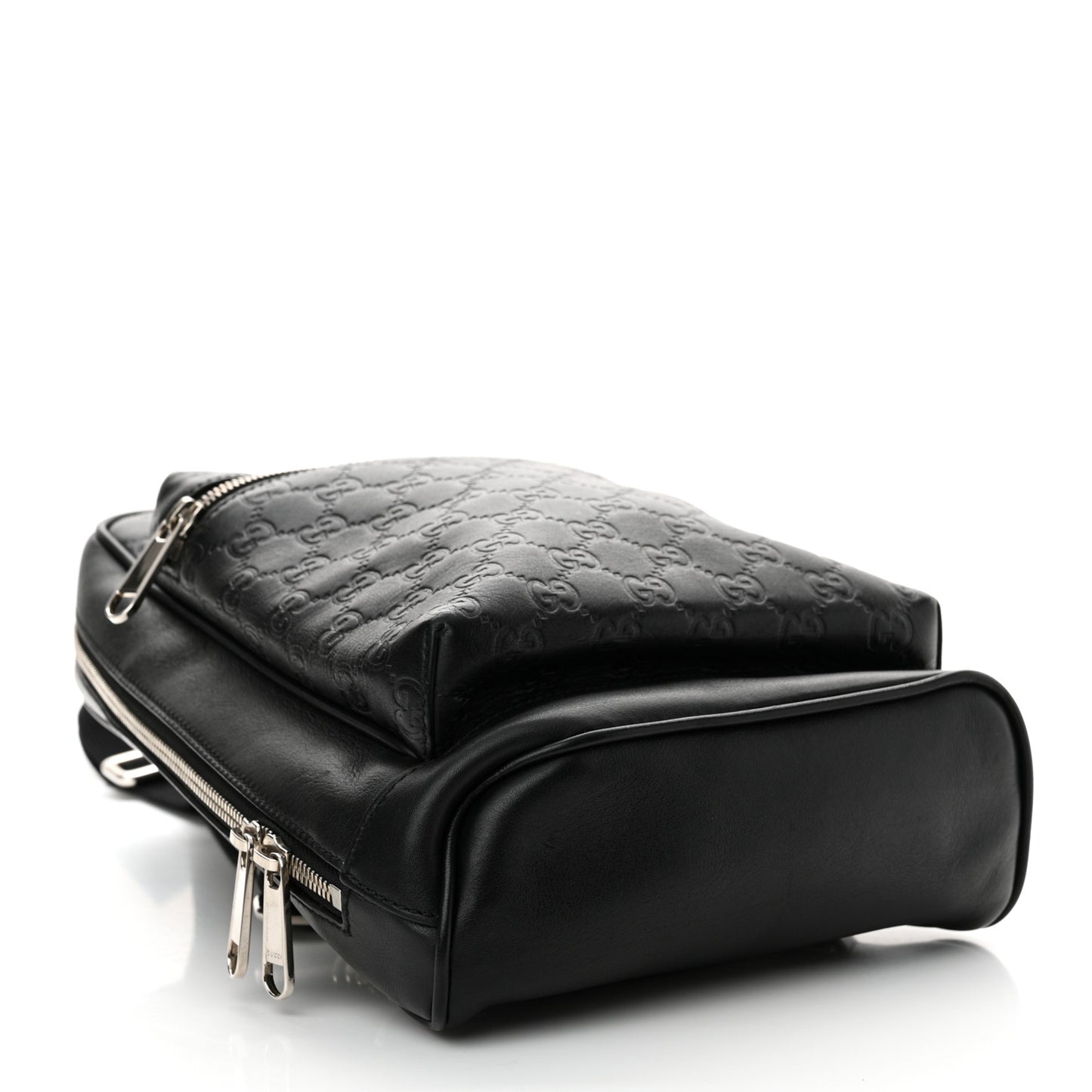 Guccissima Sling Backpack Black