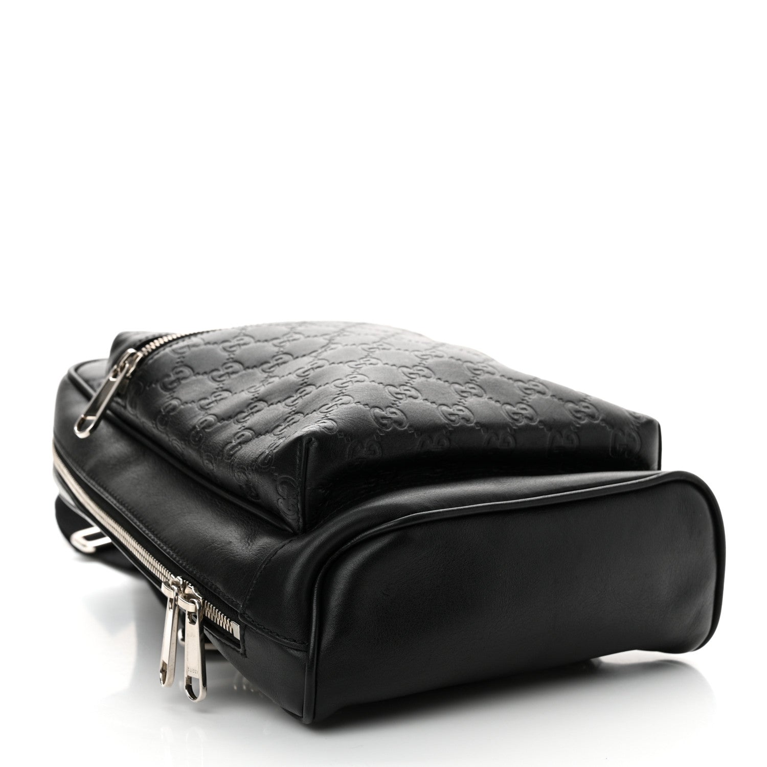 Gucci Guccissima Sling Backpack Black 4 of 12