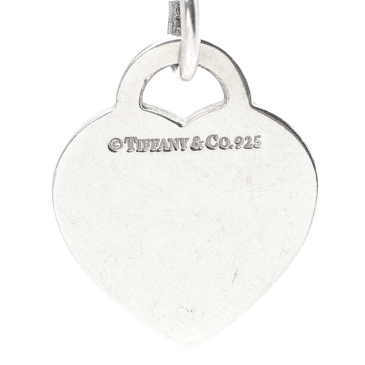 Tiffany Sterling Silver Return to Heart Tag Pendant Necklace 5 of 6