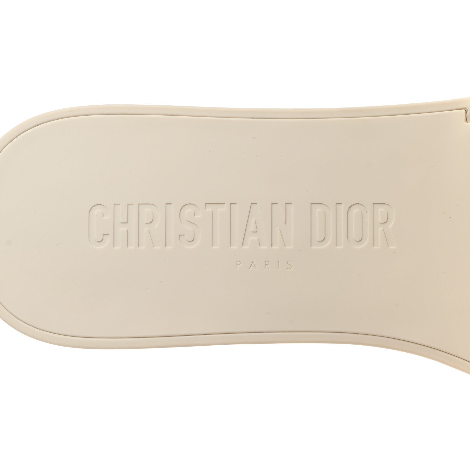 Christian Dior Rubber Macrocannage Dio(r)evolution Slide Sandals 41 Off White 5 of 8