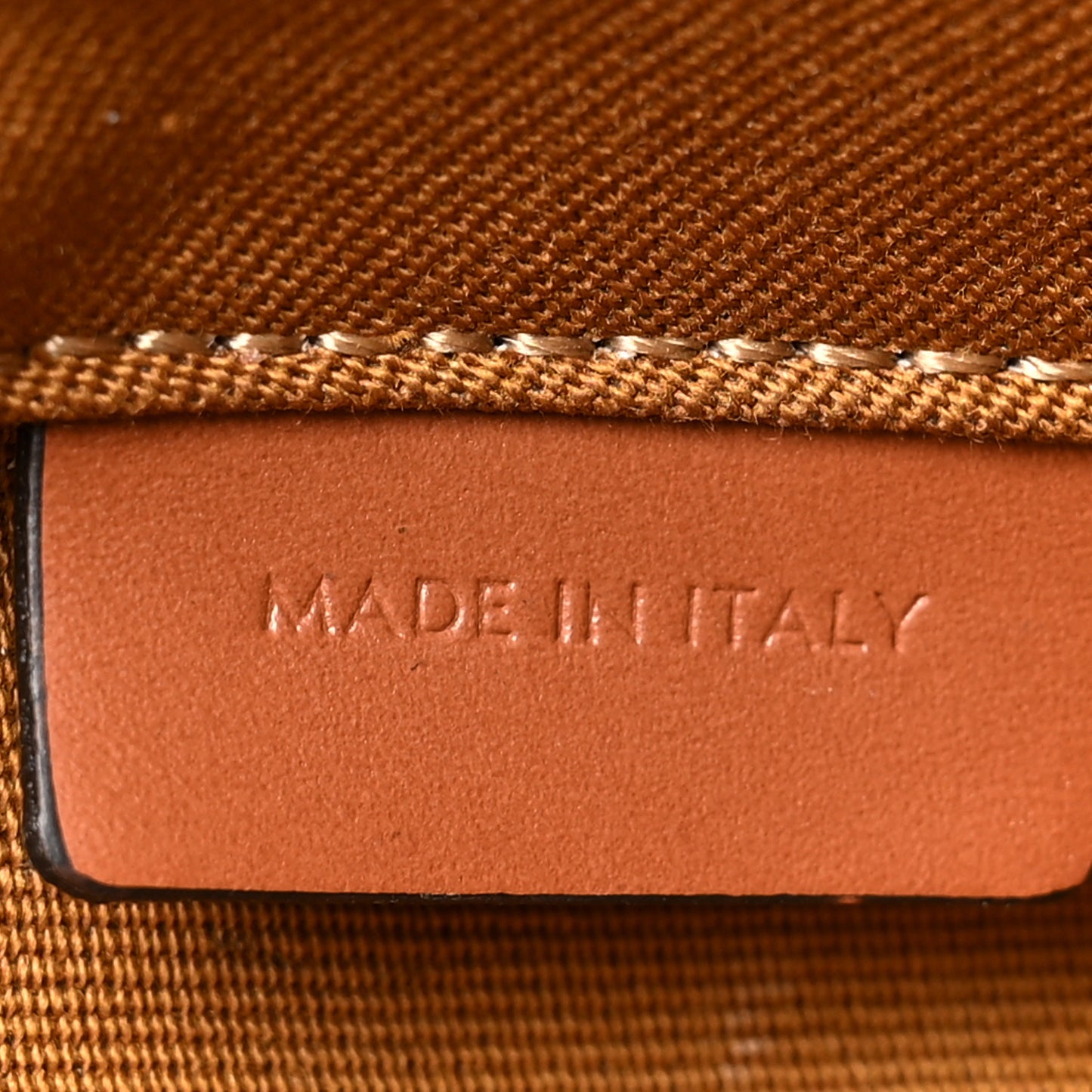 Triomphe Canvas Triangle Crossbody Bag Tan