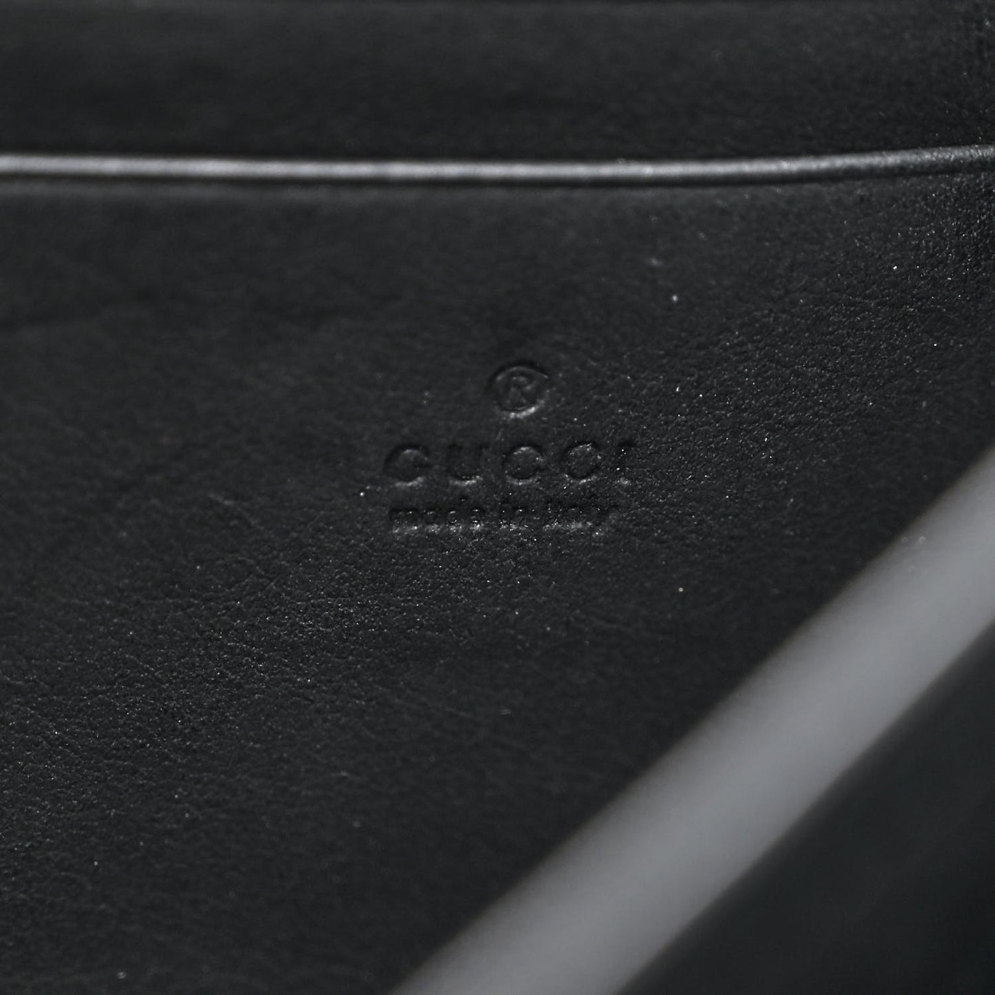 Suede Mini Dionysus Chain Wallet Black