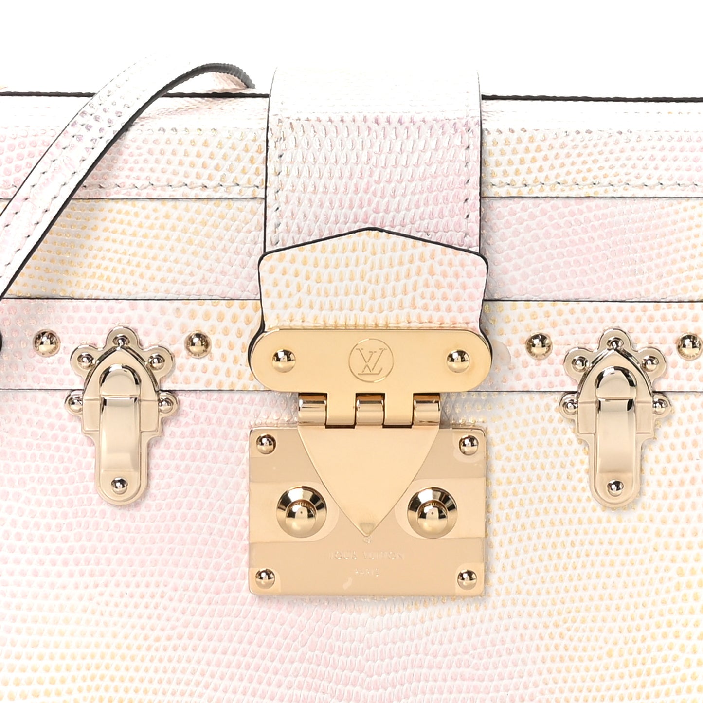 Lizard Petite Malle Pastel Mirage