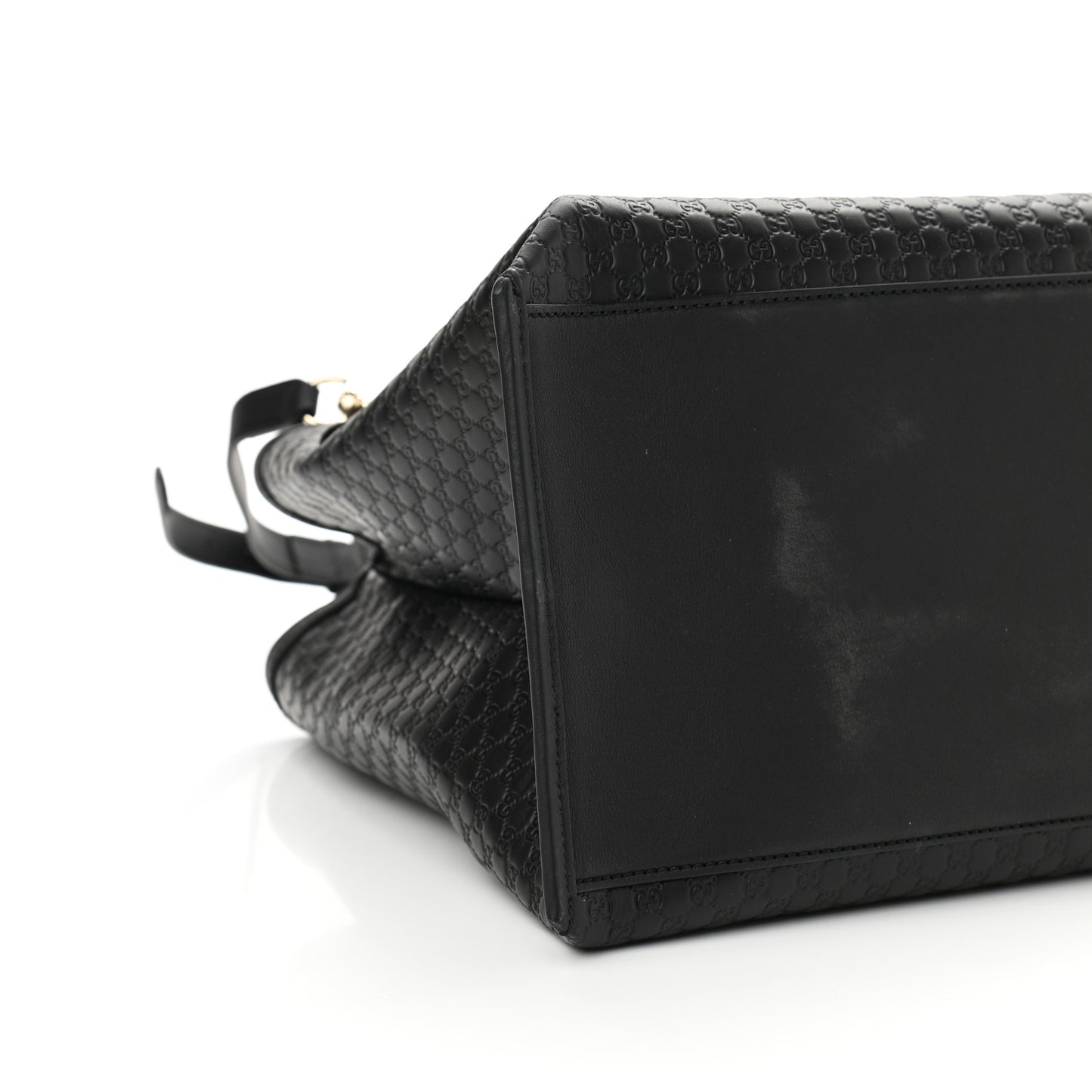 Soft Microguccissima Large Tote Black