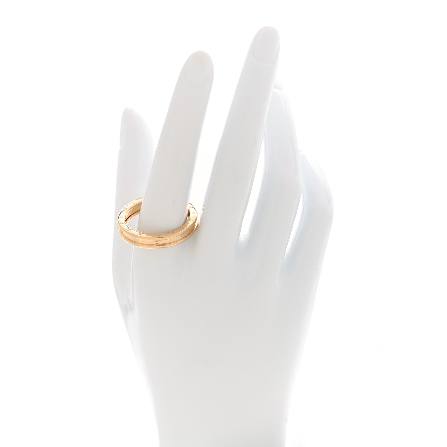 Bulgari 18K Yellow Gold B.Zero1 One-Band Ring 70 13 2 of 4