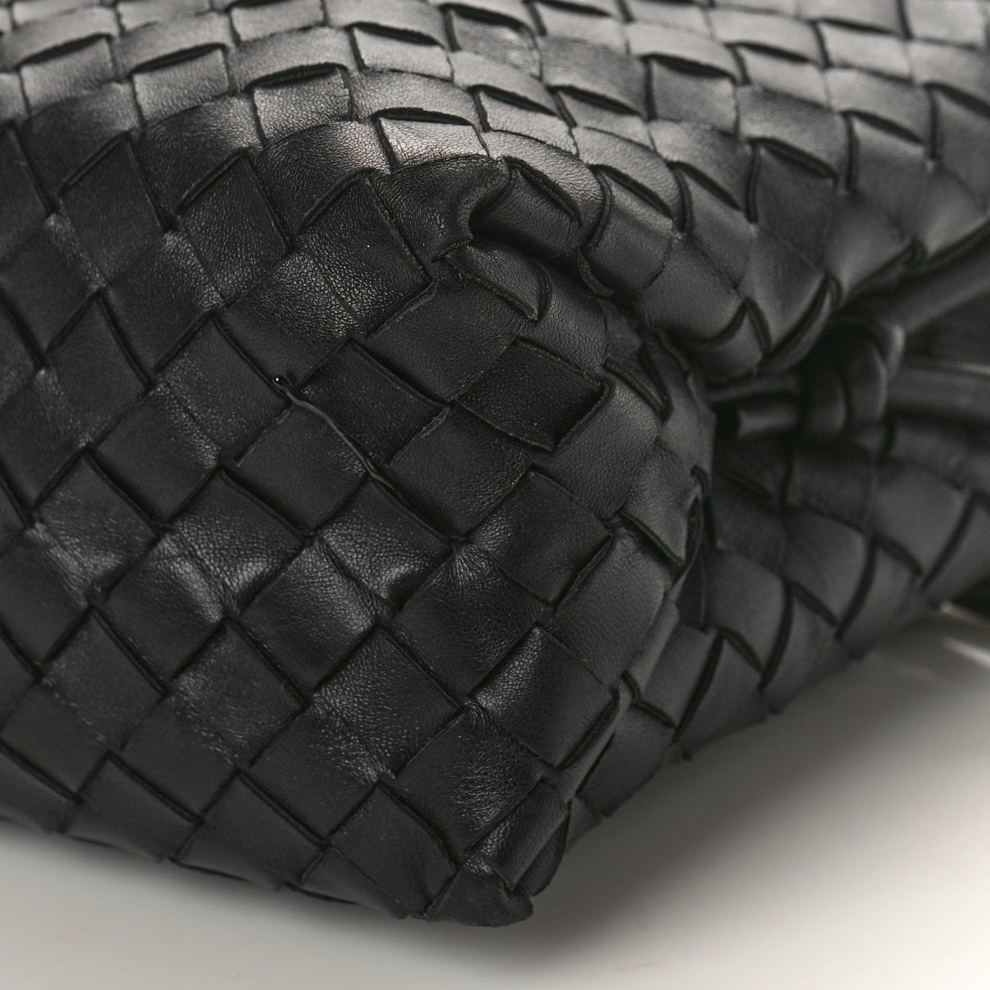 Nappa Intrecciato Medium Loop Camera Bag Black