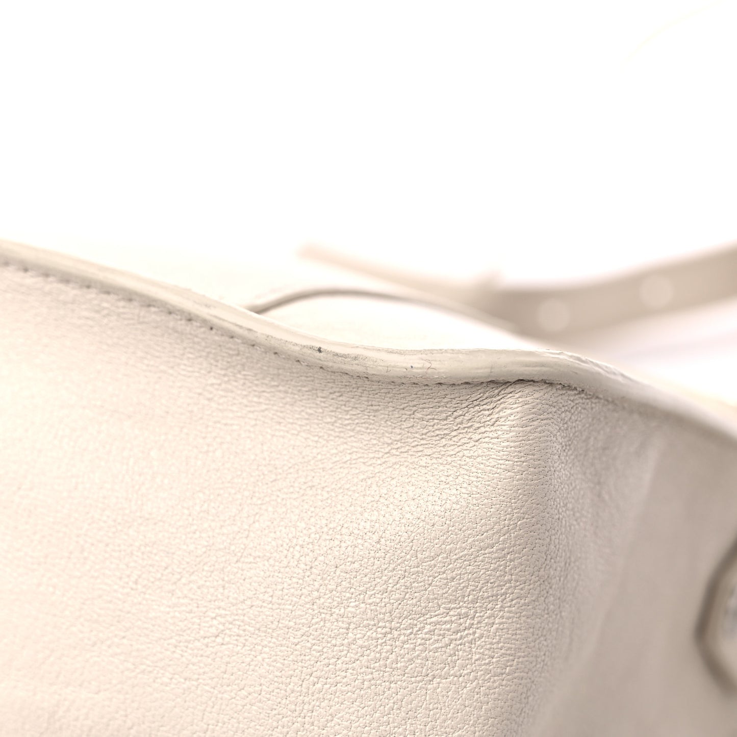 Lambskin Tiny PS1 Satchel White