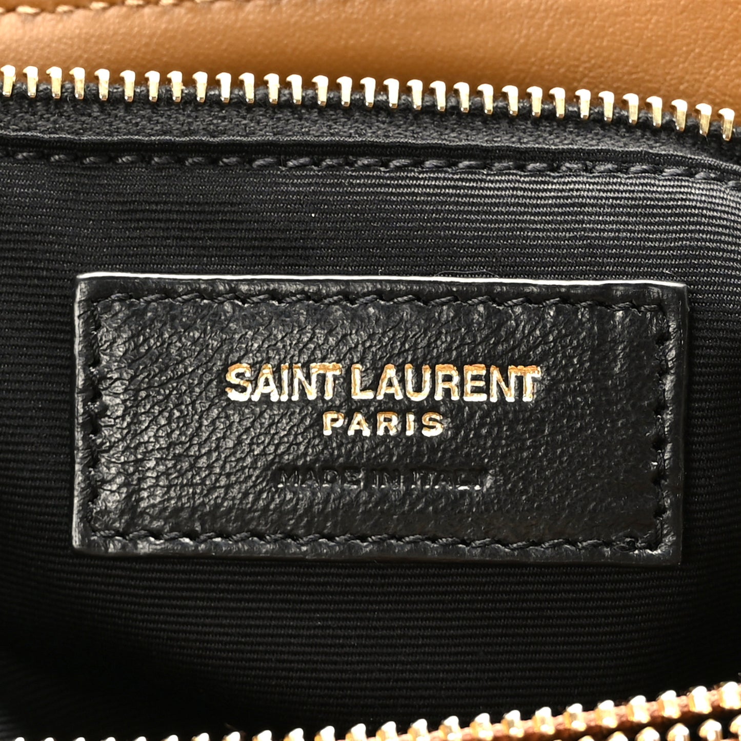 Calfskin Y Quilted Monogram Medium Loulou Chain Satchel Dark Natural