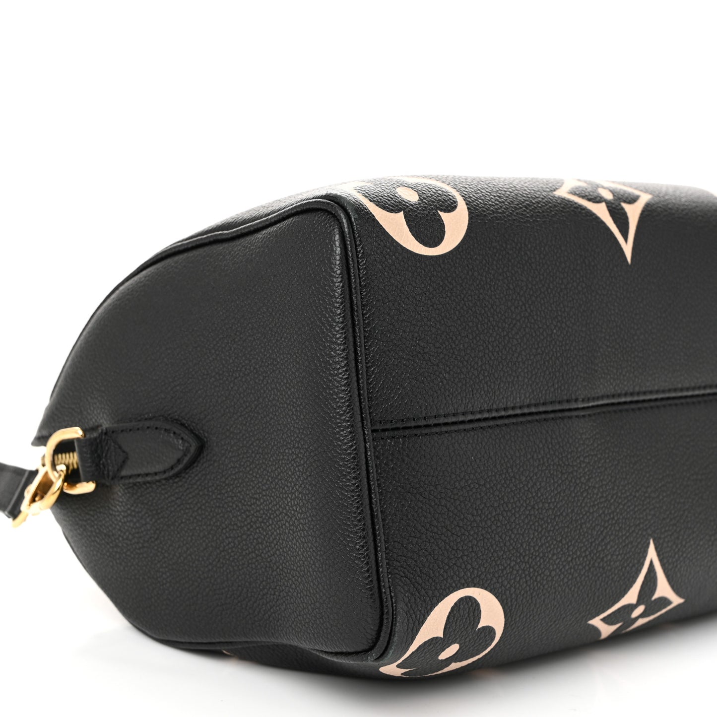 Empreinte Monogram Giant Speedy Bandouliere 25 Black Beige