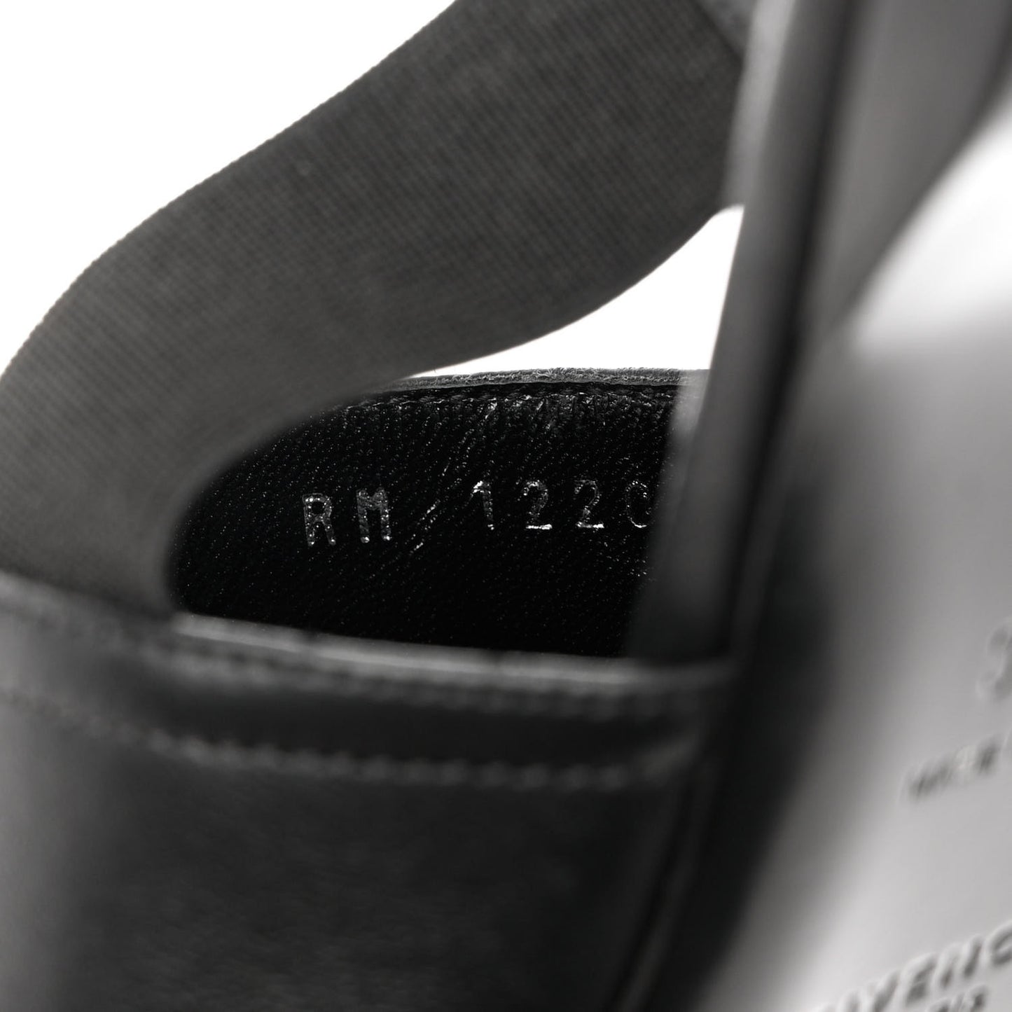 Lambskin Chain Mule 36.5 Black
