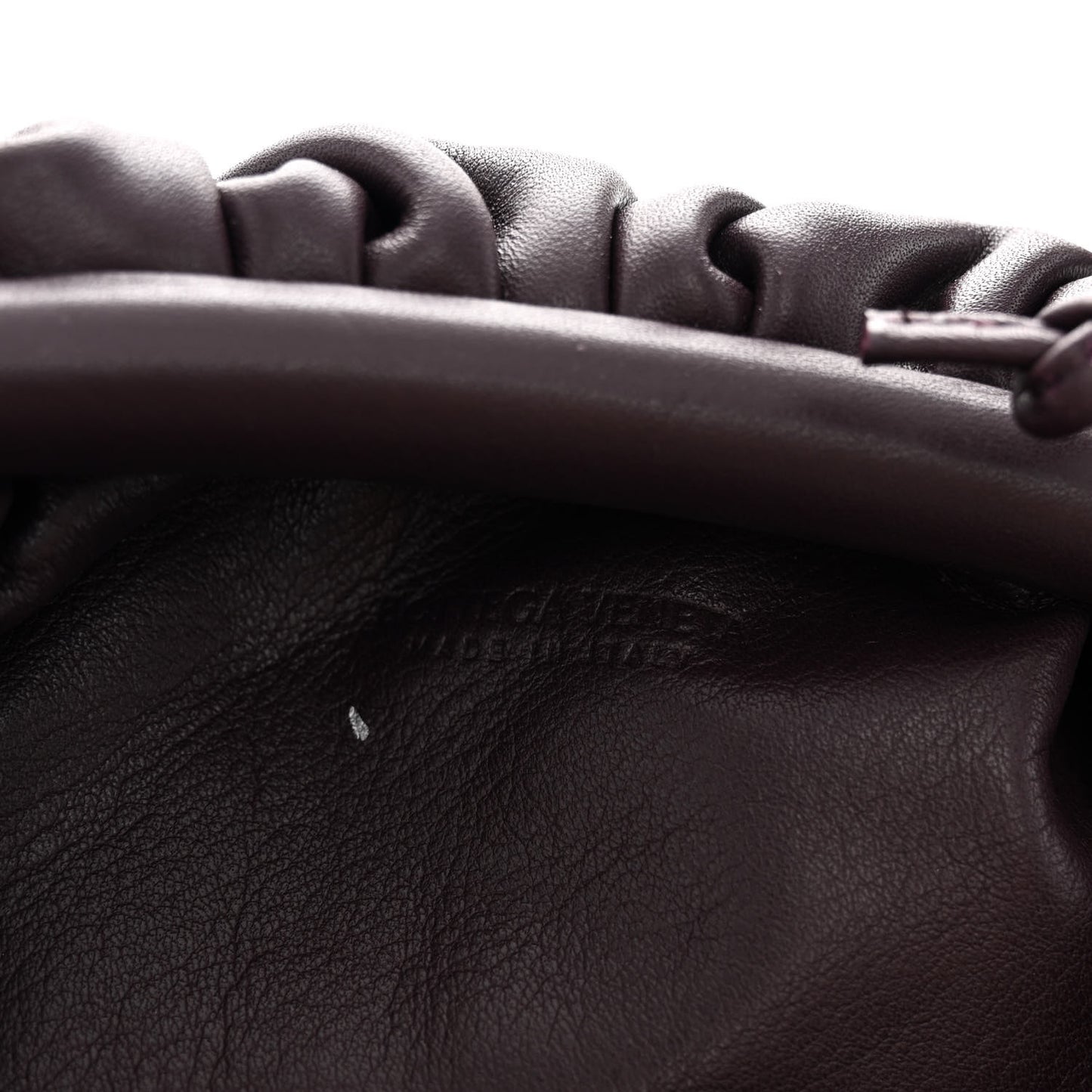 Butter Calfskin The Mini Pouch Grape