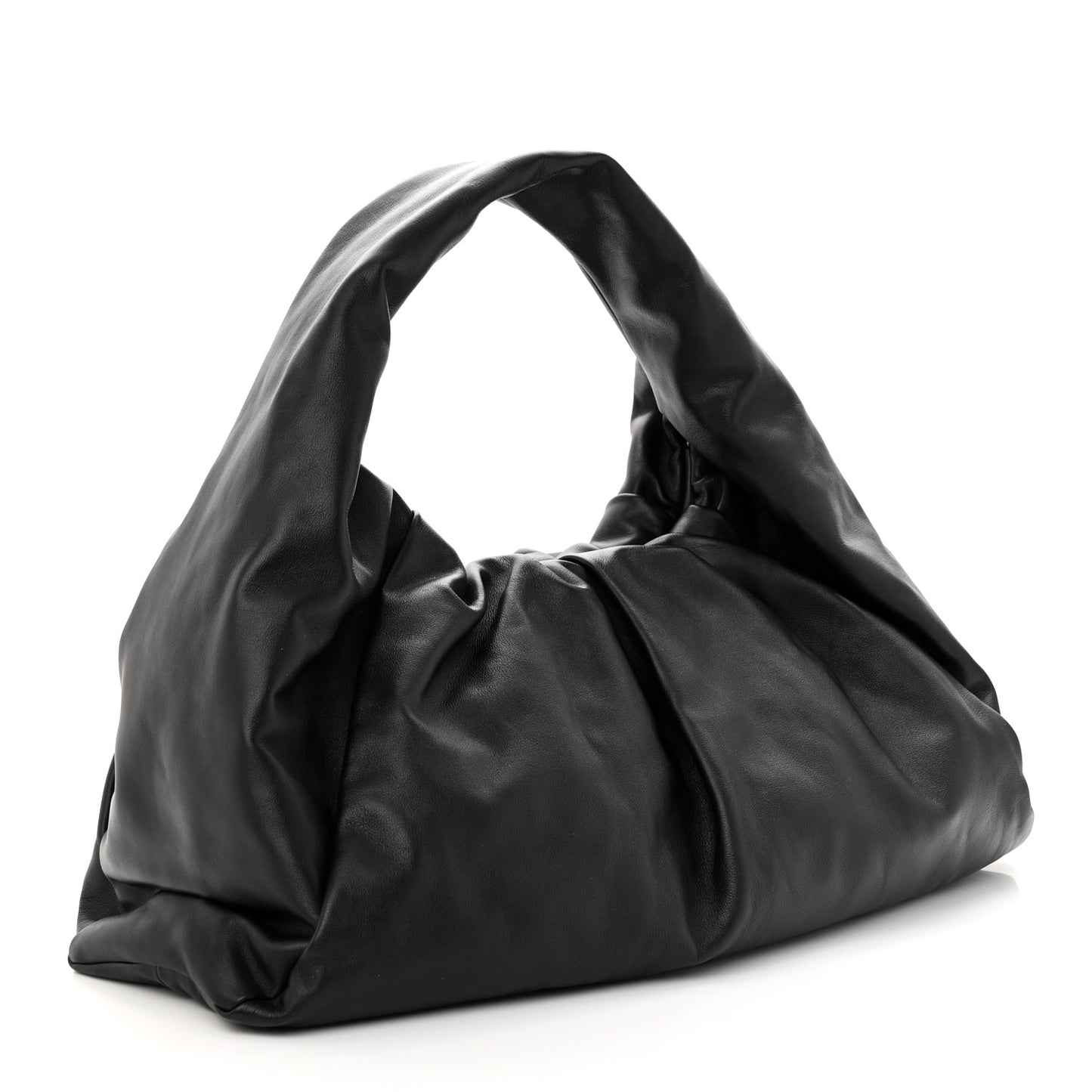 Smooth Butter Calfskin Large The Shoulder Pouch Black