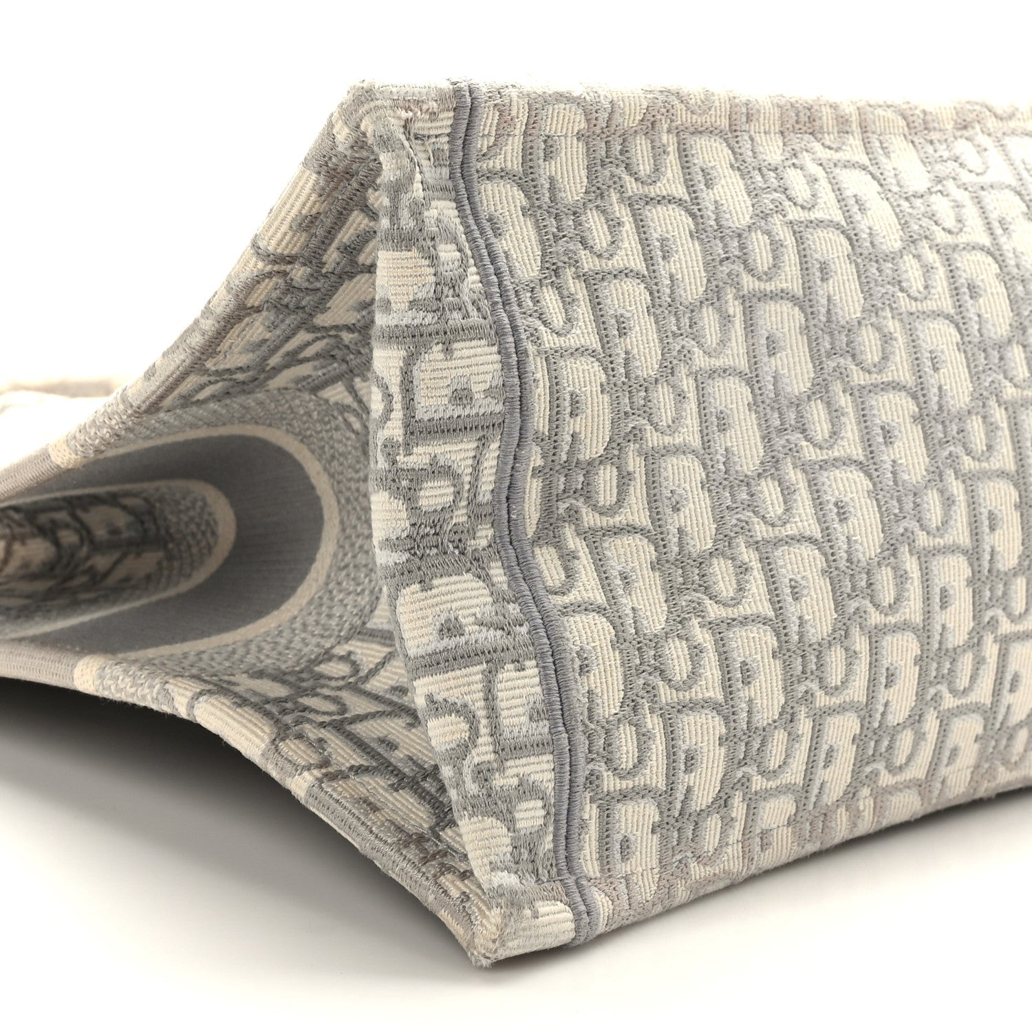 Christian Dior Oblique Medium Book Tote Grey 8 of 9