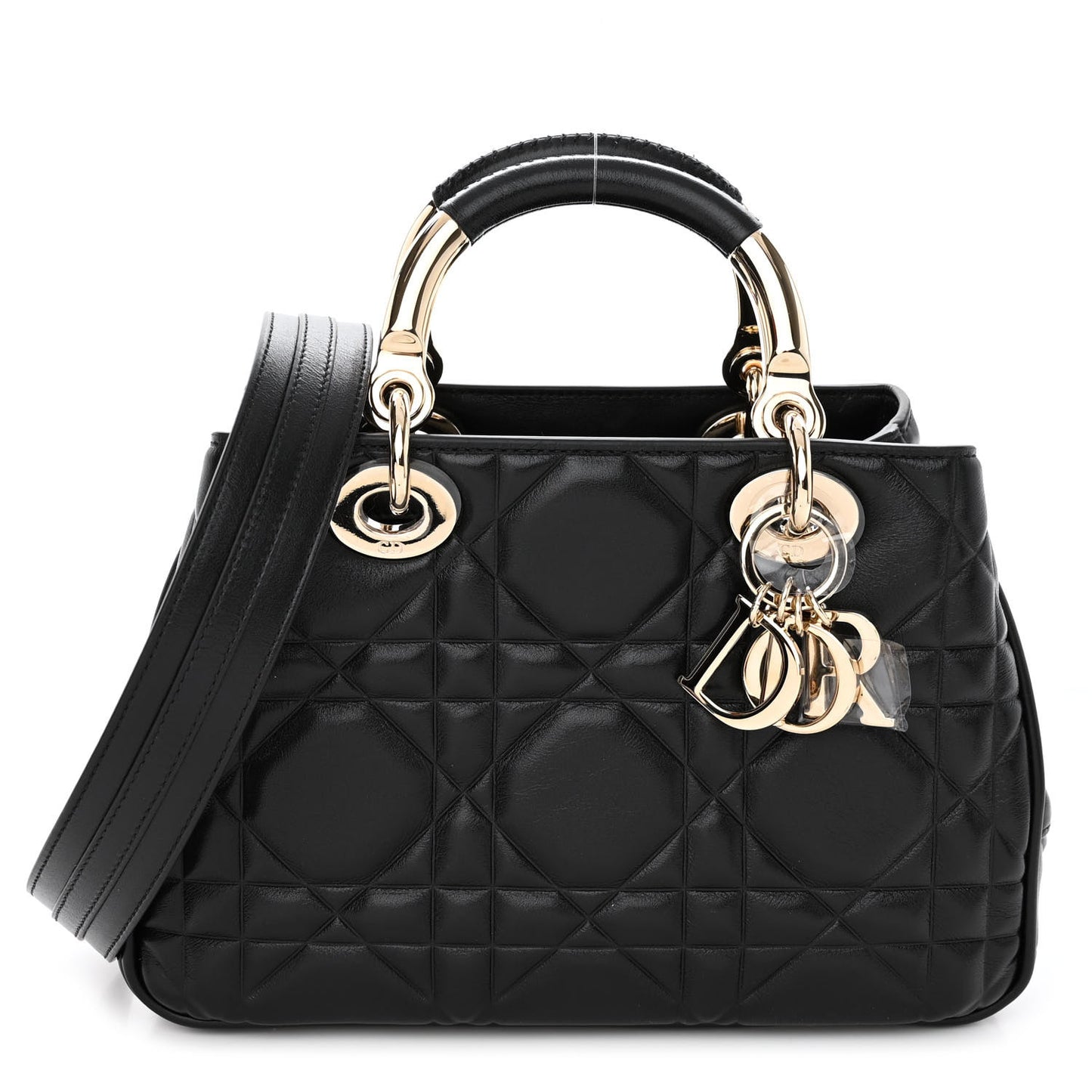 Calfskin Cannage Small The Lady 95.22 Black