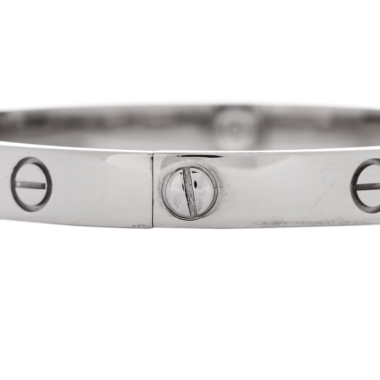 18K White Gold LOVE Bracelet 18