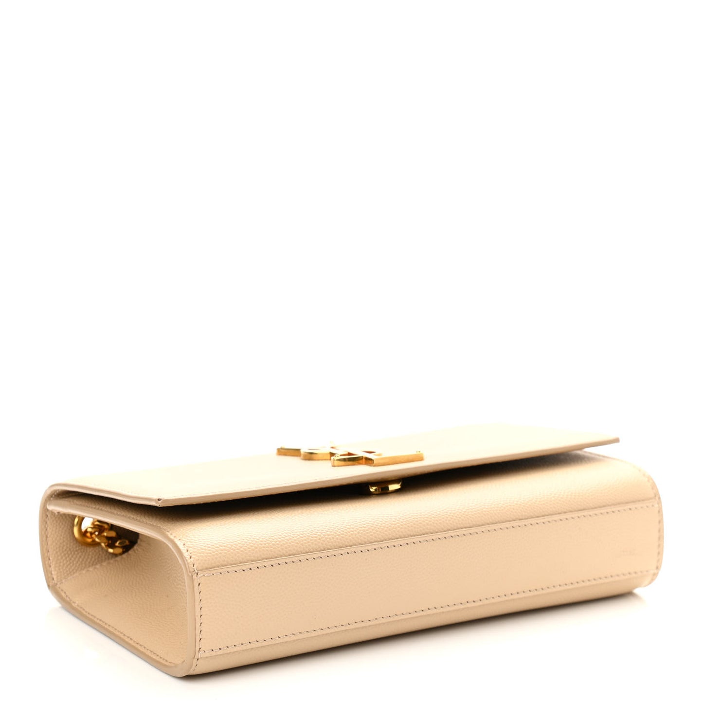 Grain De Poudre Small Monogram Kate Satchel Dark Beige