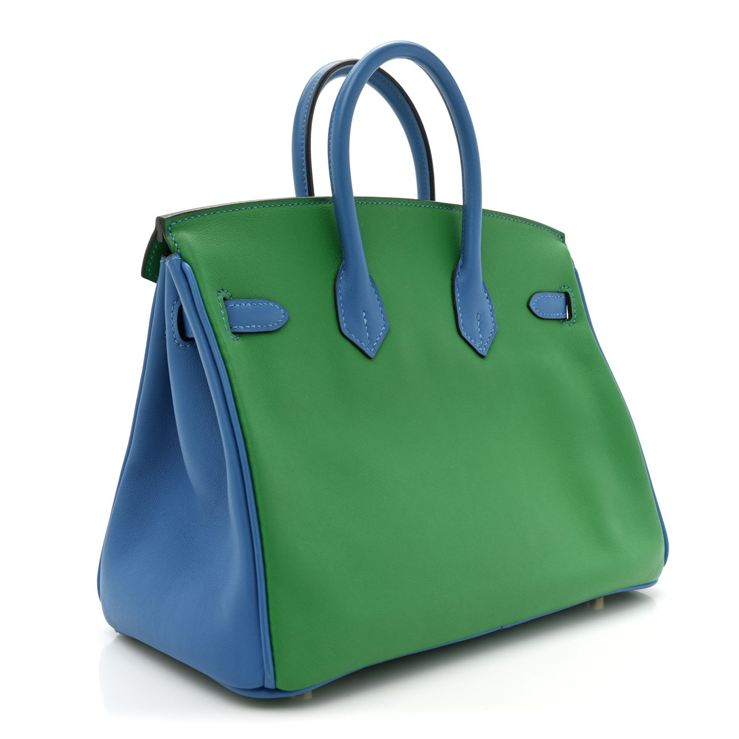 Swift Horseshoe Birkin 25 Vert Vertigo Bleu Hydra