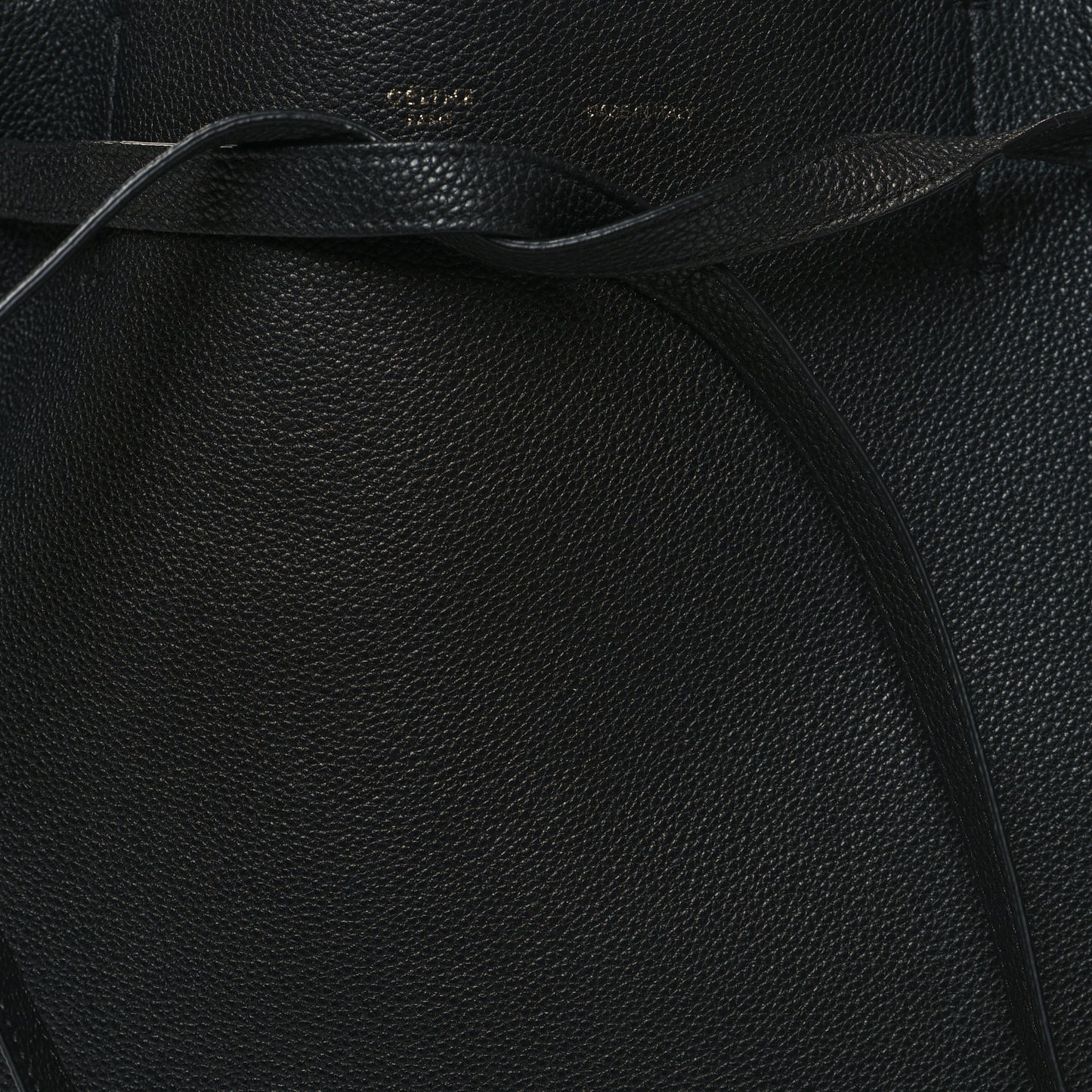 Soft Grained Calfskin Medium Belt Cabas Phantom Black