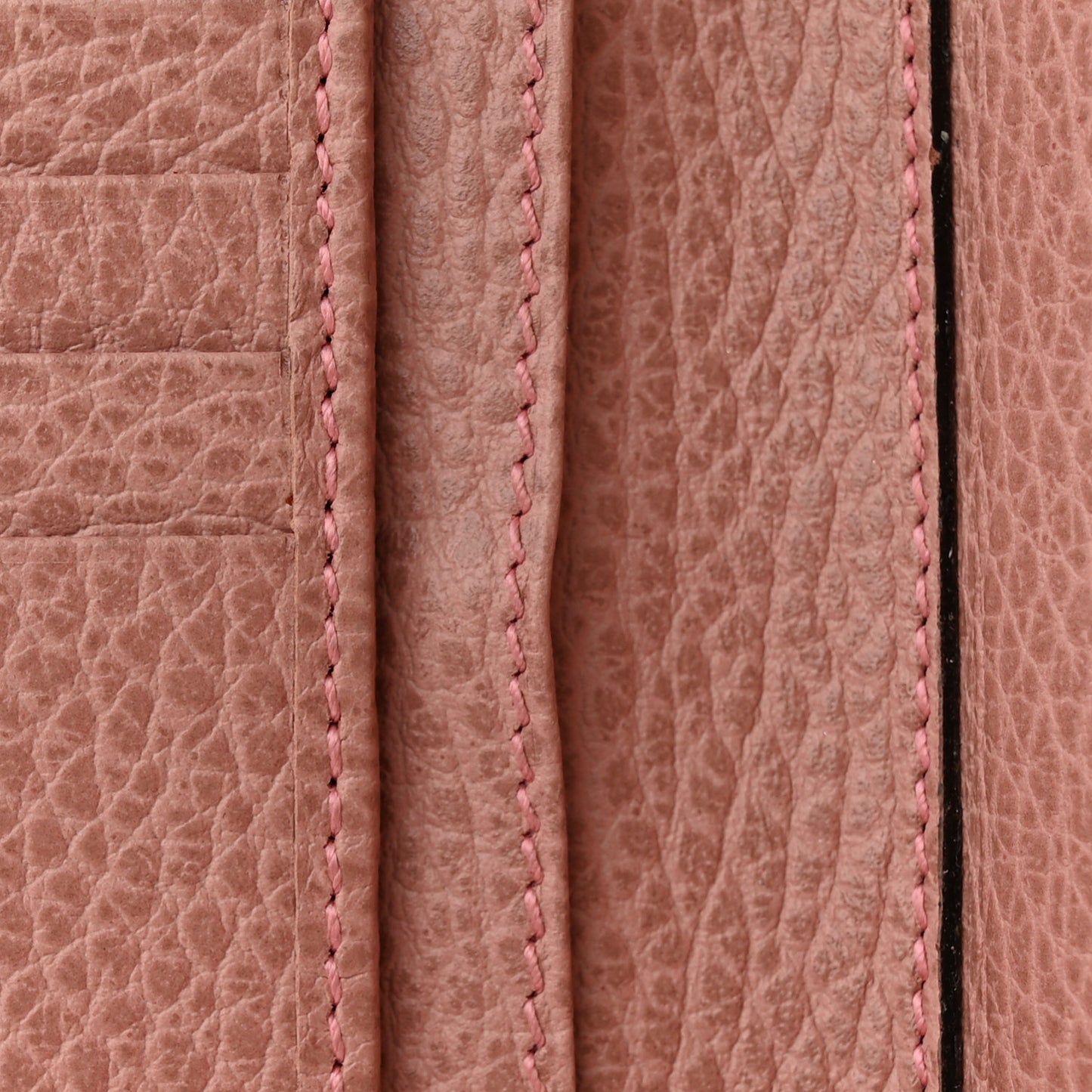 Dollar Calfskin Medium GG Zip Around Wallet Soft Pink